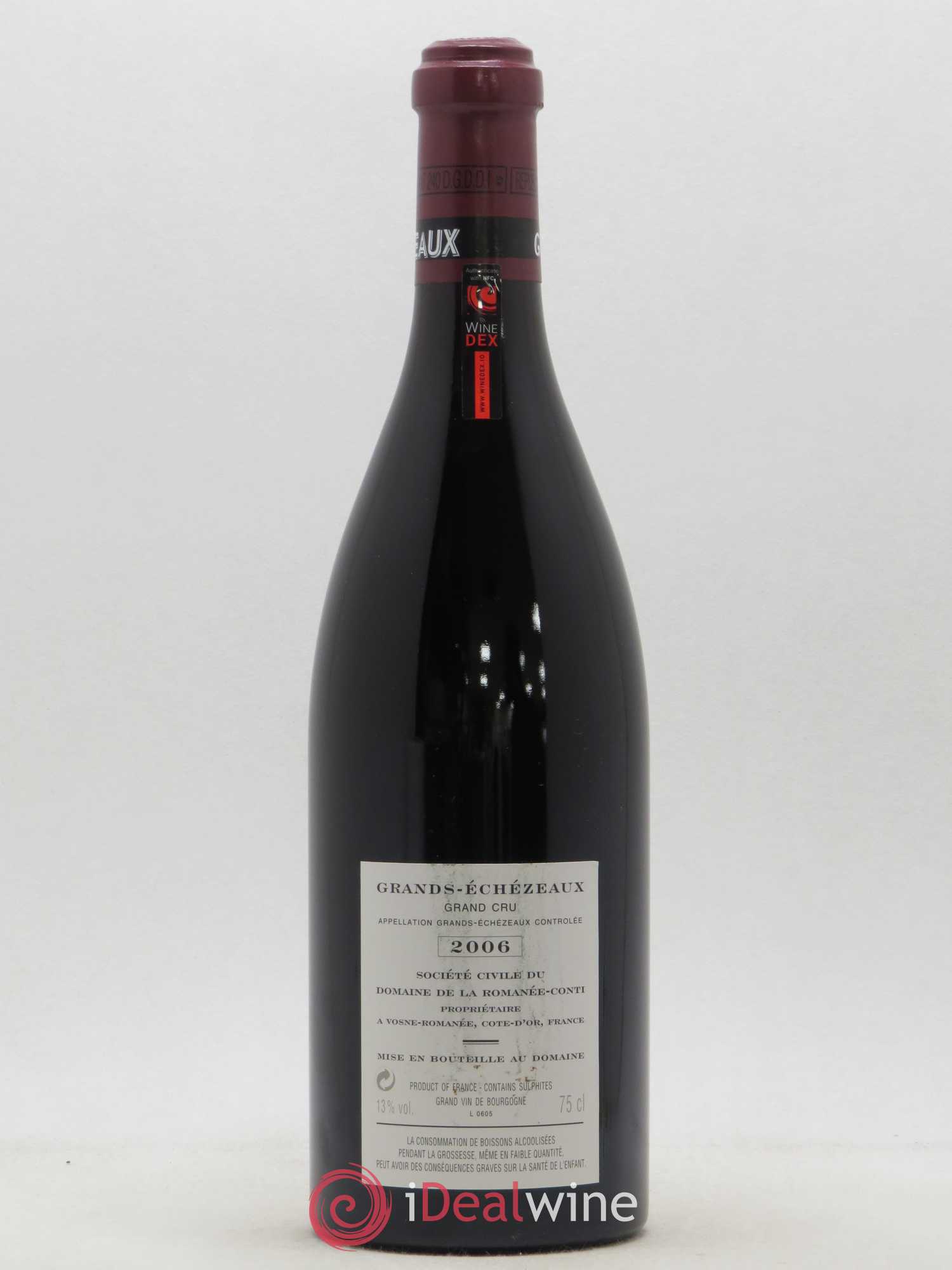 Grands-Echezeaux Grand Cru Domaine de la Romanée-Conti 2006 - Lot de 1 bouteille - 1