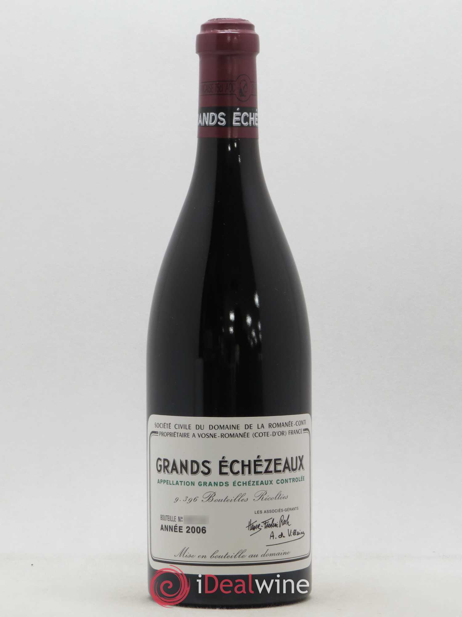 Grands-Echezeaux Grand Cru Domaine de la Romanée-Conti 2006 - Lot de 1 bouteille - 0