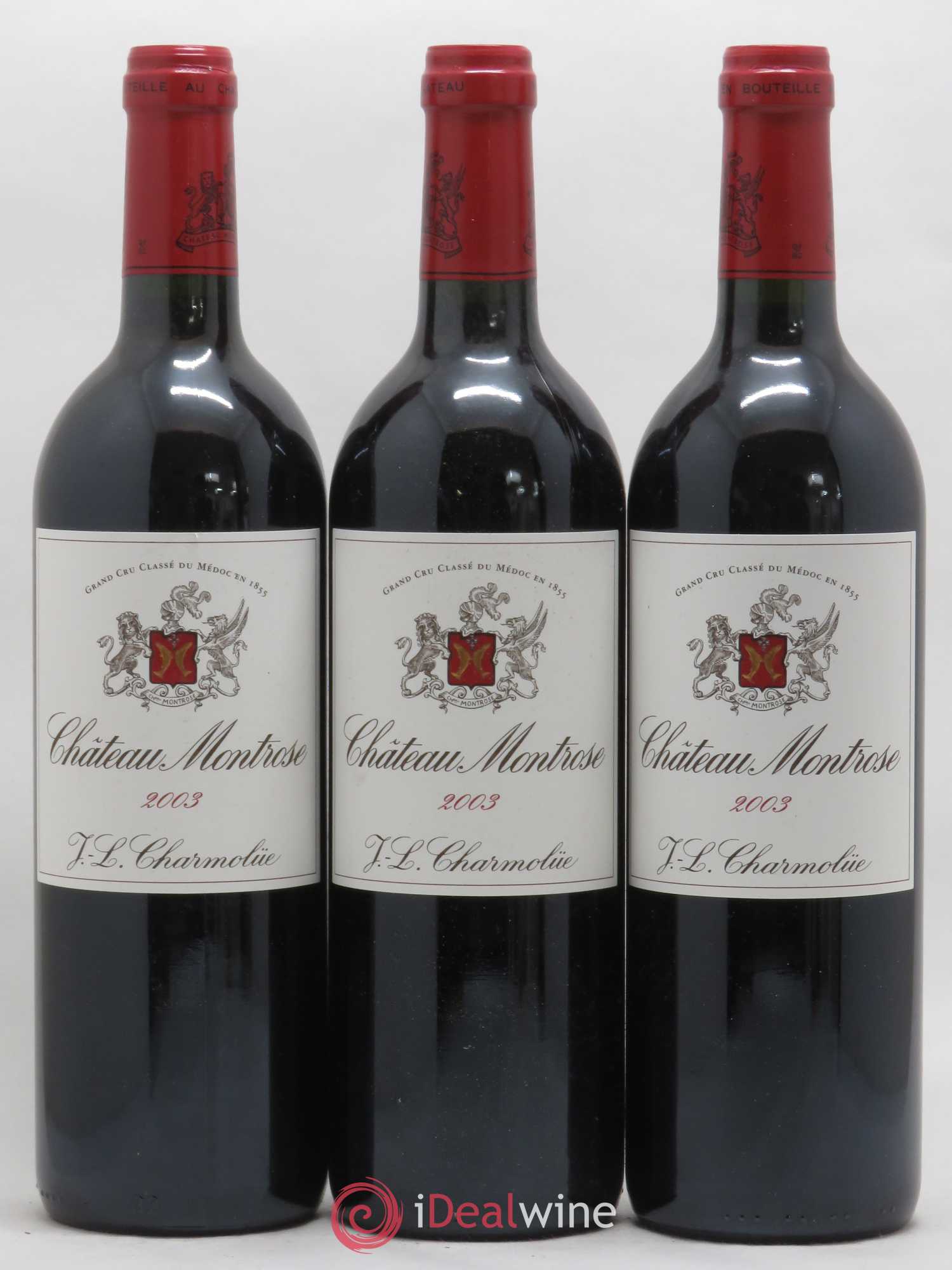 Château Montrose 2ème Grand Cru Classé 2003 - Lot de 6 bouteilles - 1