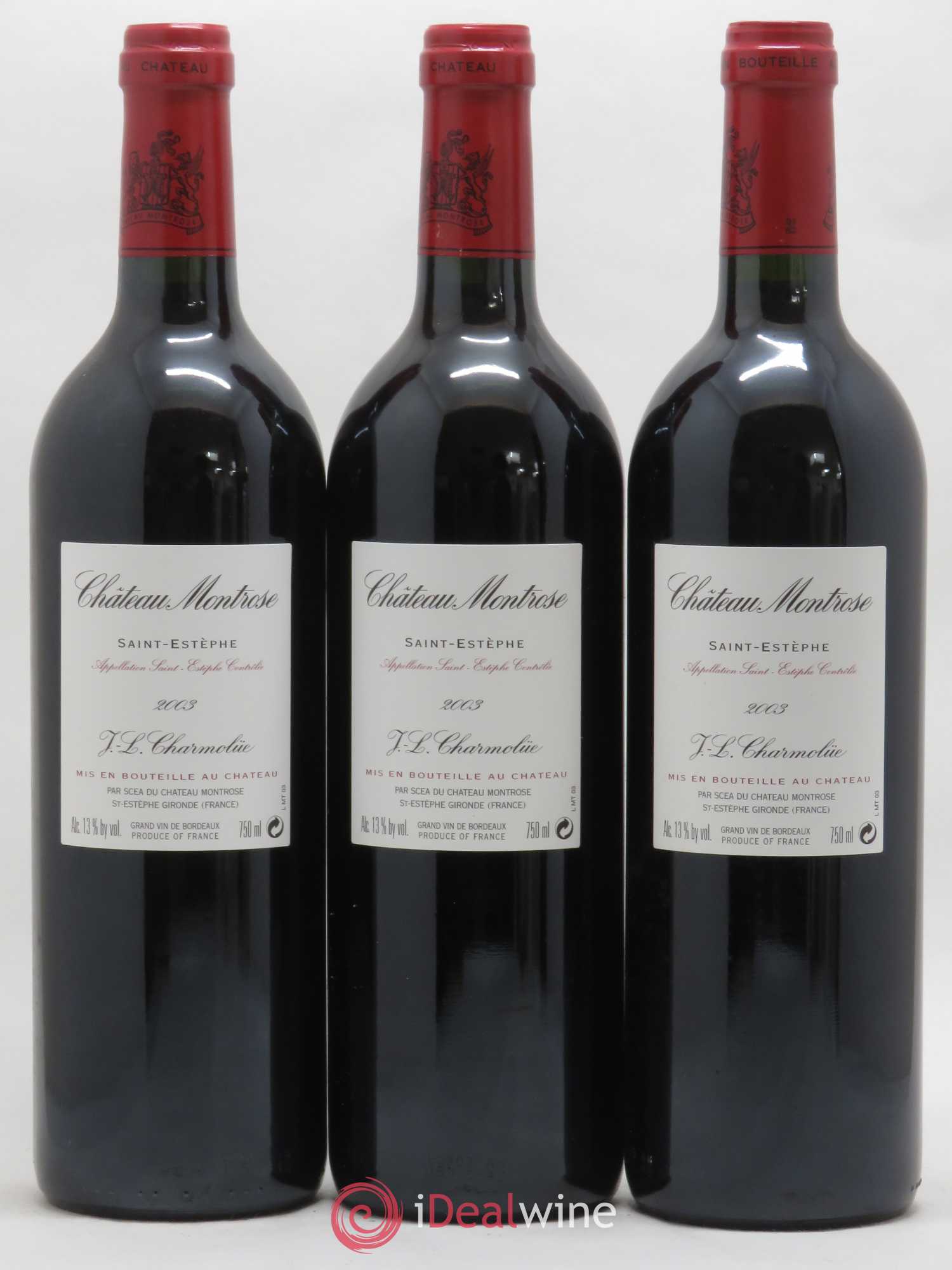 Château Montrose 2ème Grand Cru Classé 2003 - Lot de 6 bouteilles - 4