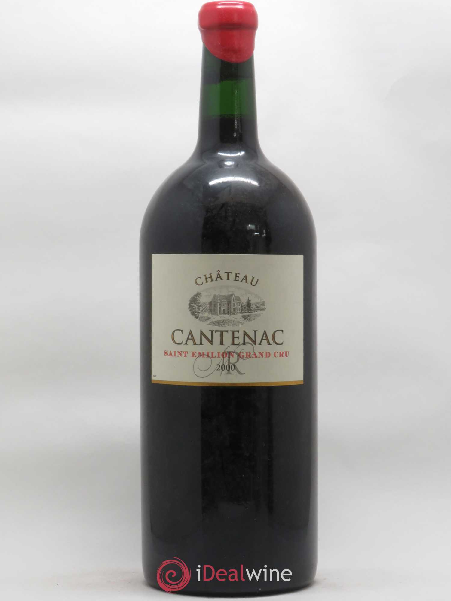 Saint-Émilion Grand Cru Château Cantenac 2000 - Lot de 1 double magnum - 0