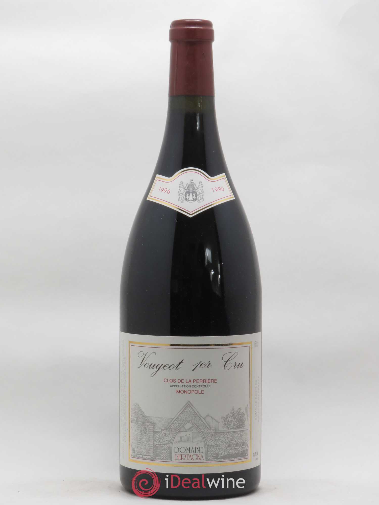 Vougeot 1er Cru Clos de La Perrière Monopole Bertagna 1996 - Lot de 1 magnum - 0