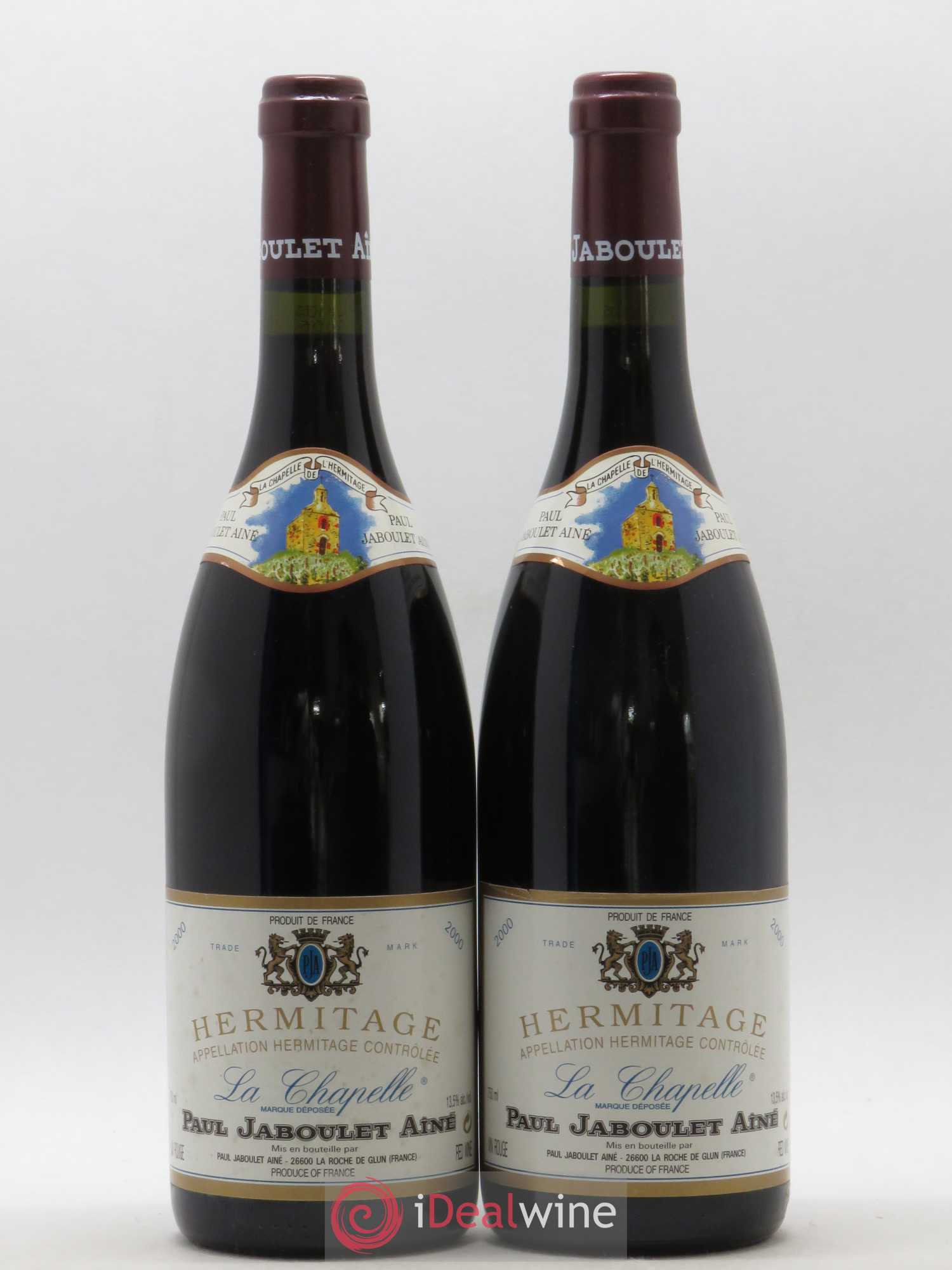 Hermitage La Chapelle Paul Jaboulet Ainé 2000 - Lot de 2 bouteilles - 0