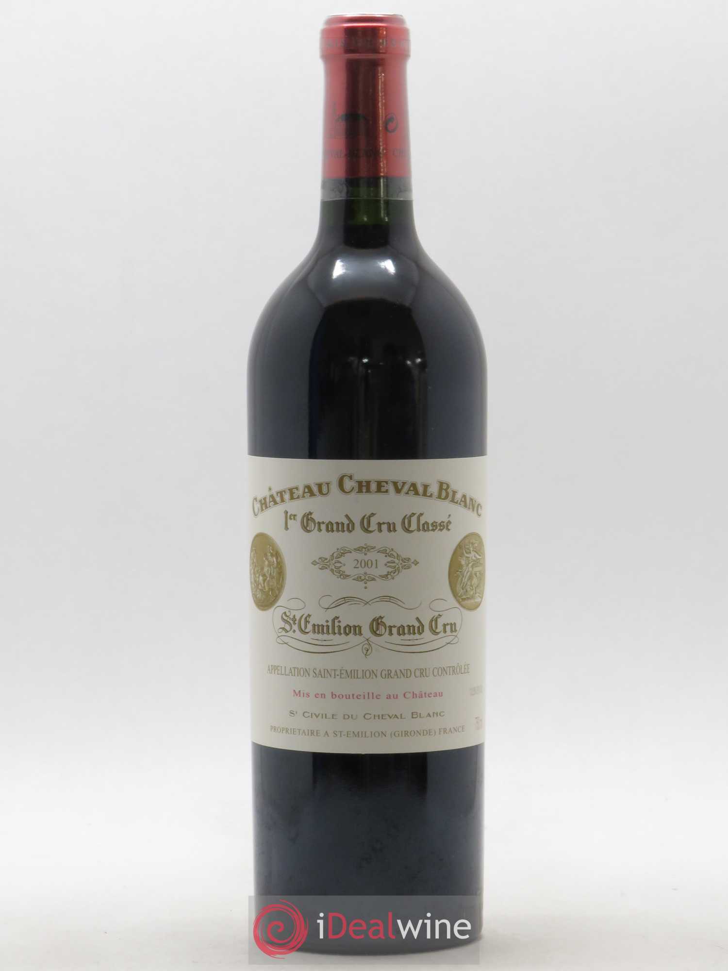 Château Cheval Blanc 1er Grand Cru Classé A 2001 - Lot de 1 bouteille - 0