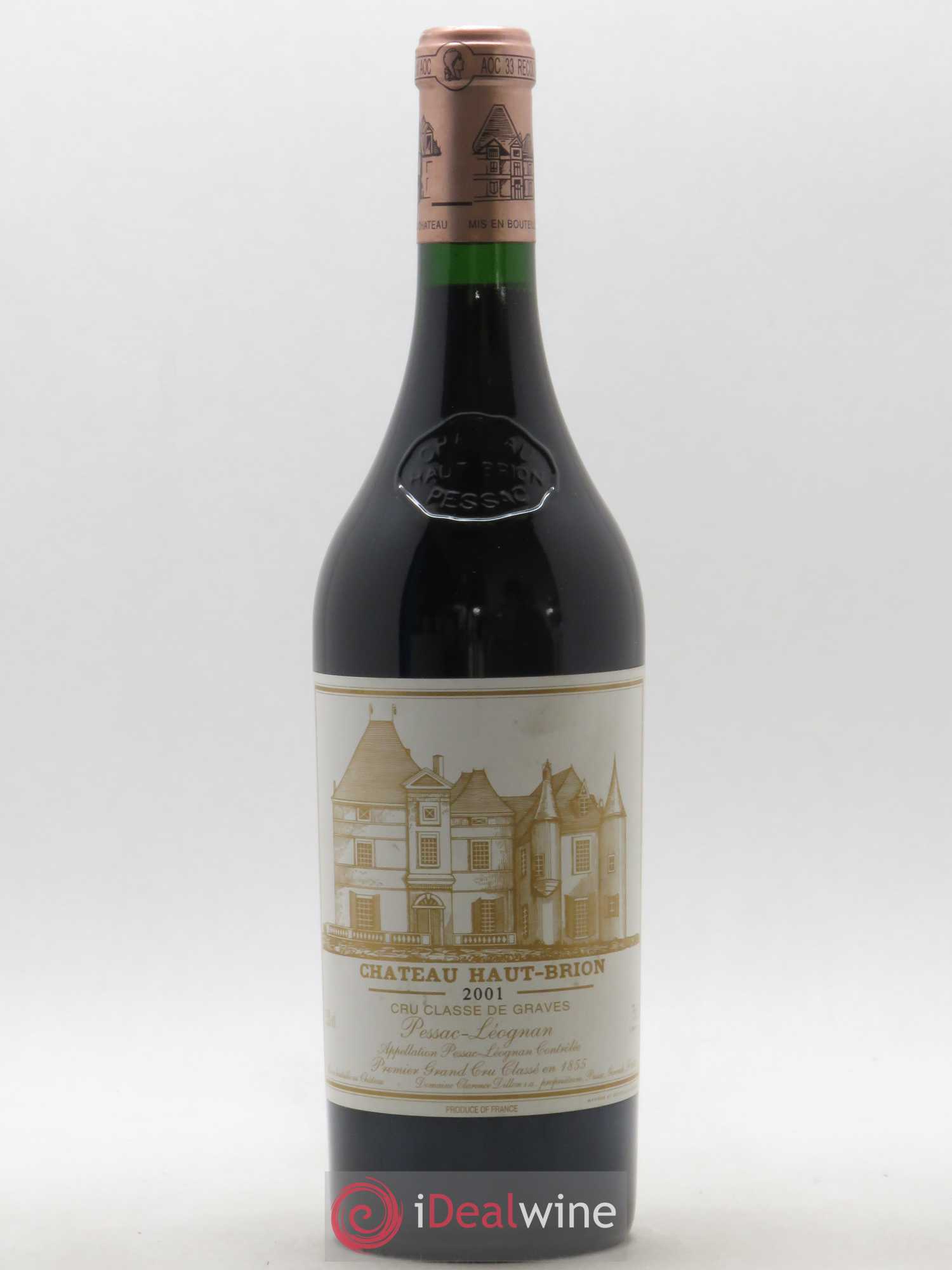 Château Haut Brion 1er Grand Cru Classé 2001 - Lot de 1 bouteille - 0