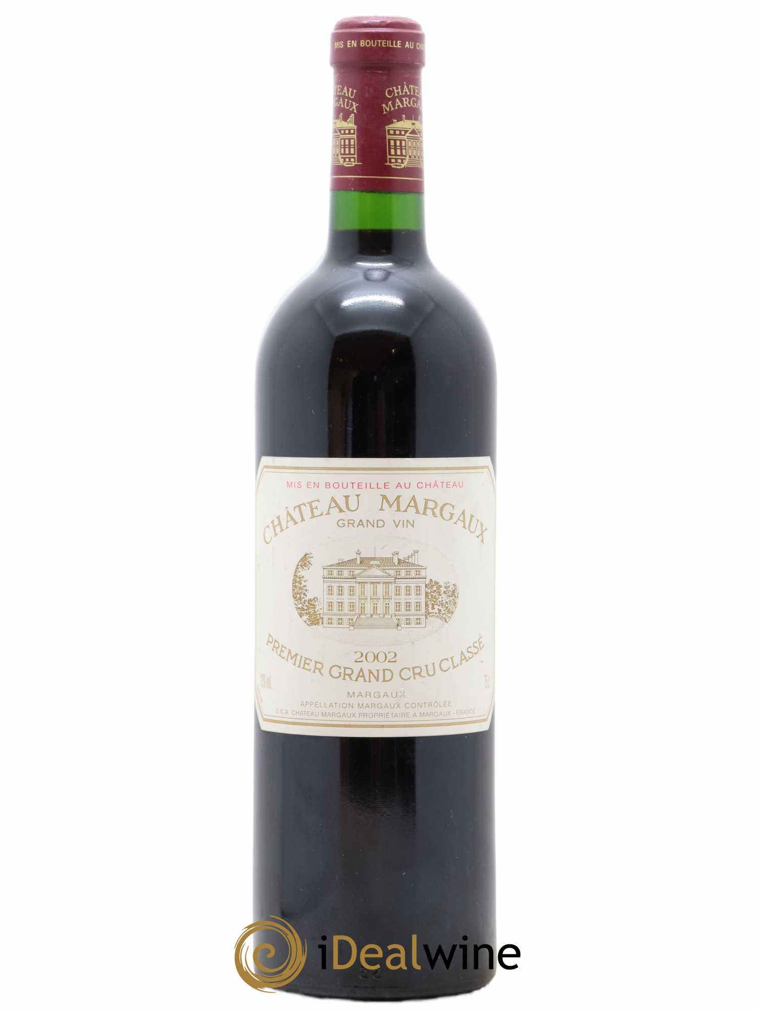 Château Margaux 1er Grand Cru Classé 2002 - Lot de 1 bouteille - 0