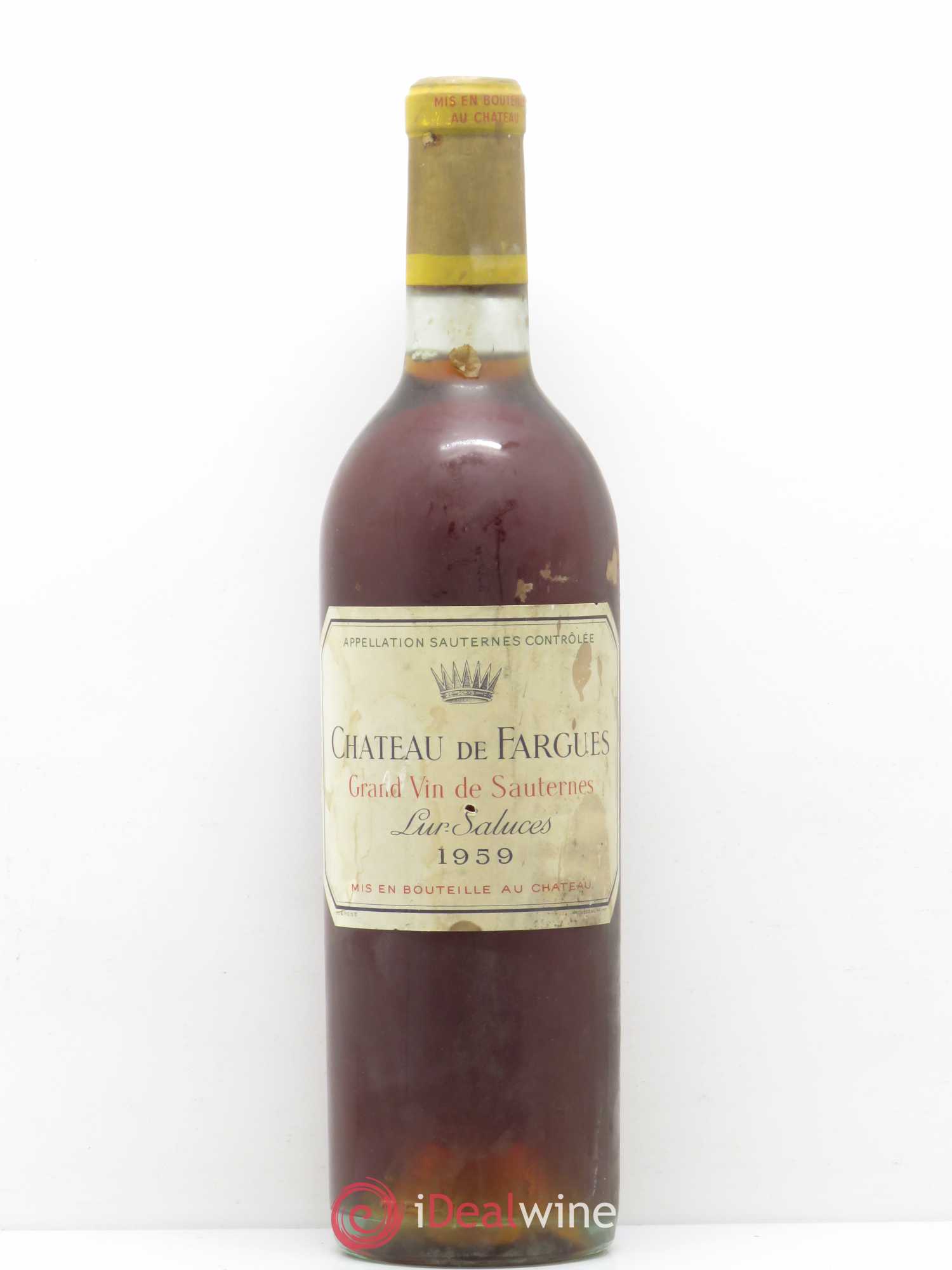 Château de Fargues 1959 - Lot de 1 bouteille - 0