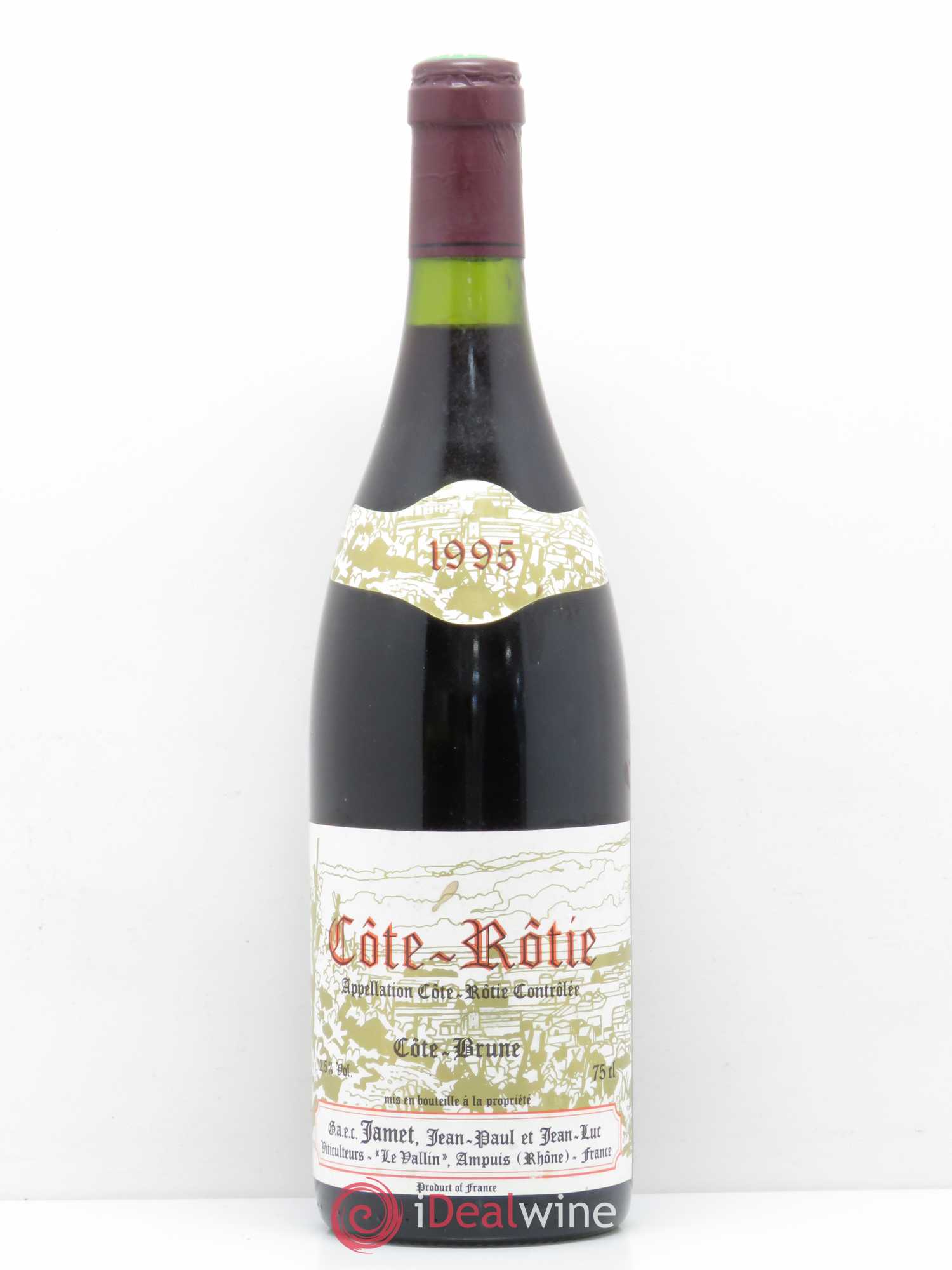 Côte-Rôtie Côte Brune Jamet (Domaine) 1995 - Lot de 1 bouteille - 0