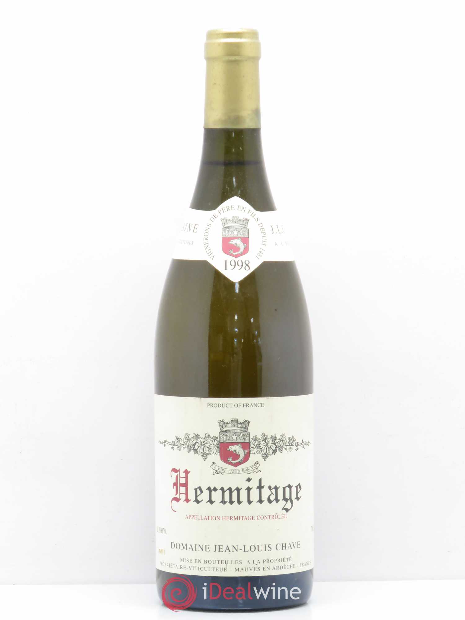 Hermitage Jean-Louis Chave 1998 - Lot de 1 bouteille - 0