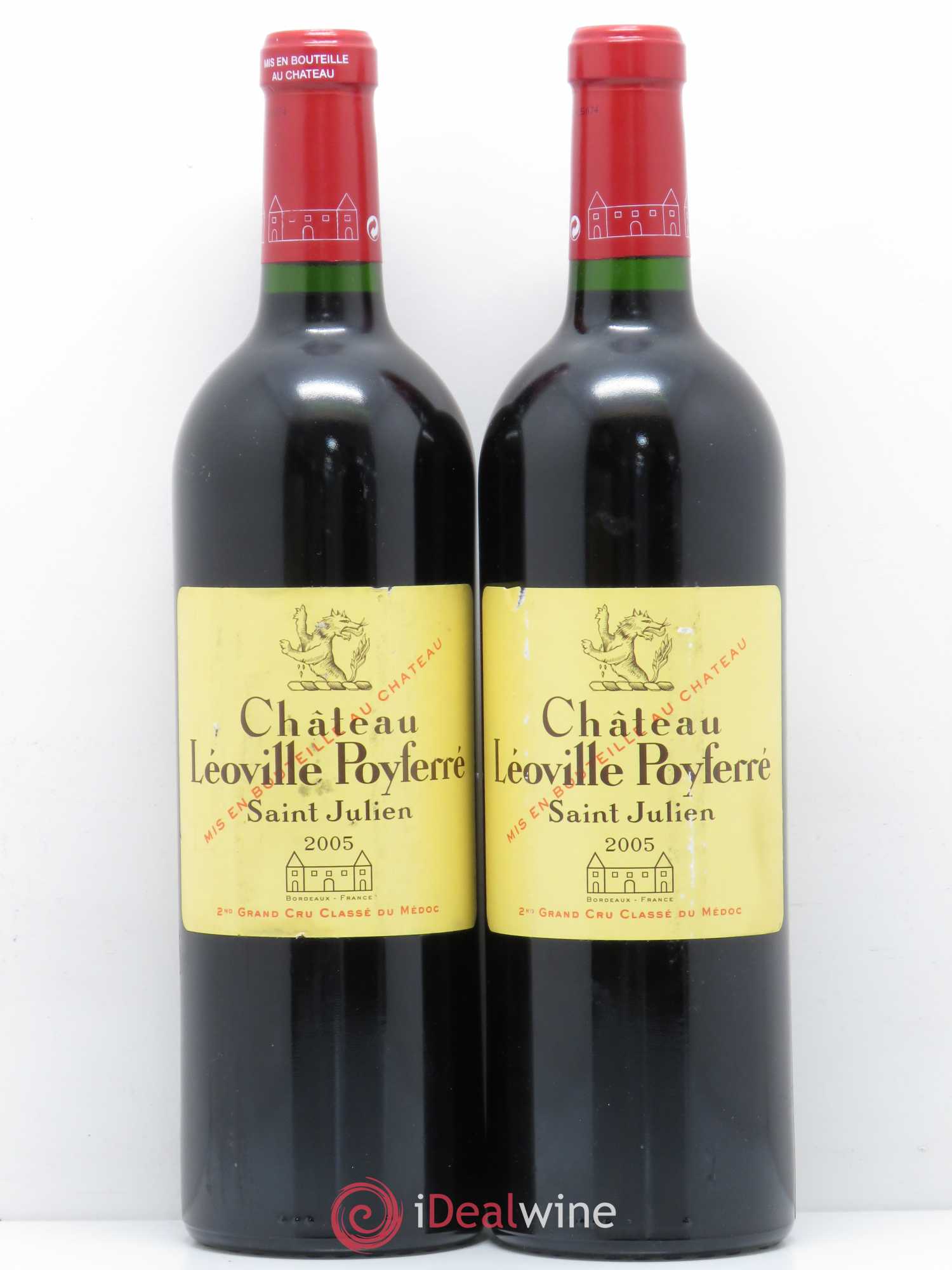 Château Léoville Poyferré 2ème Grand Cru Classé 2005 - Lot de 5 bouteilles - 2