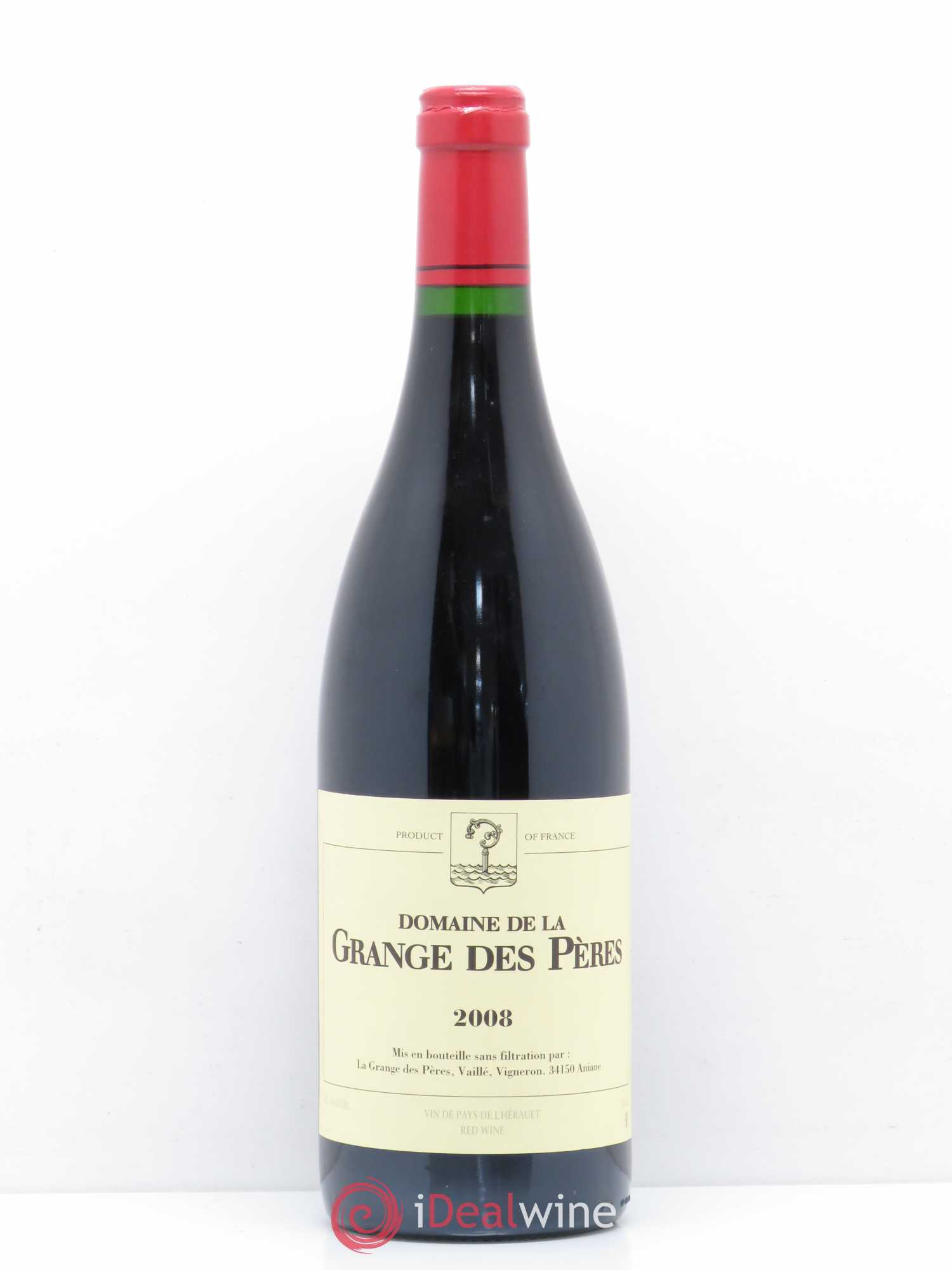 Pays d'Hérault Grange des Pères Laurent Vaillé 2008 - Lot de 1 bouteille - 0