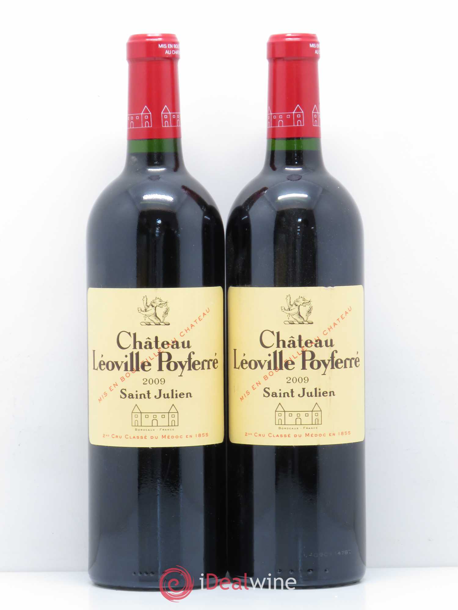 Château Léoville Poyferré 2ème Grand Cru Classé 2009 - Lot de 2 bouteilles - 0