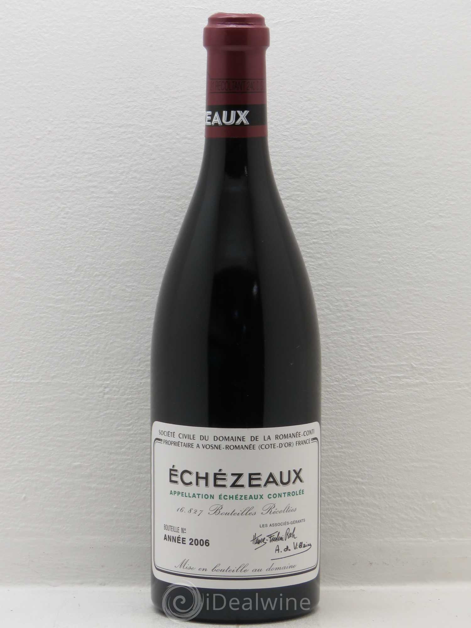 Echezeaux Grand Cru Domaine de la Romanée-Conti 2006 - Lot de 1 bouteille - 0