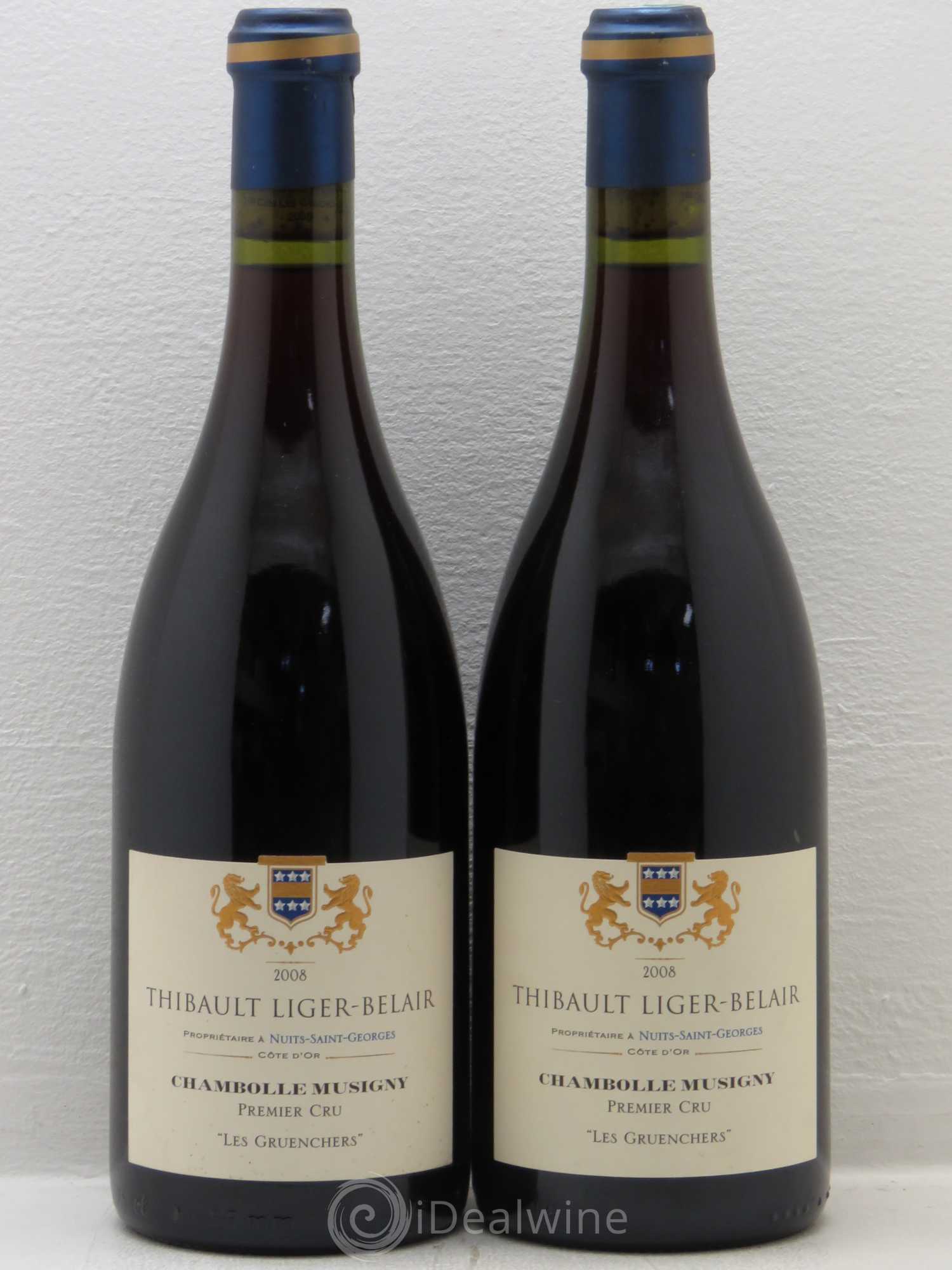 Chambolle-Musigny 1er Cru Les Gruenchers - Thibault Liger Belair 2008 - Posten von 2 Flaschen - 0