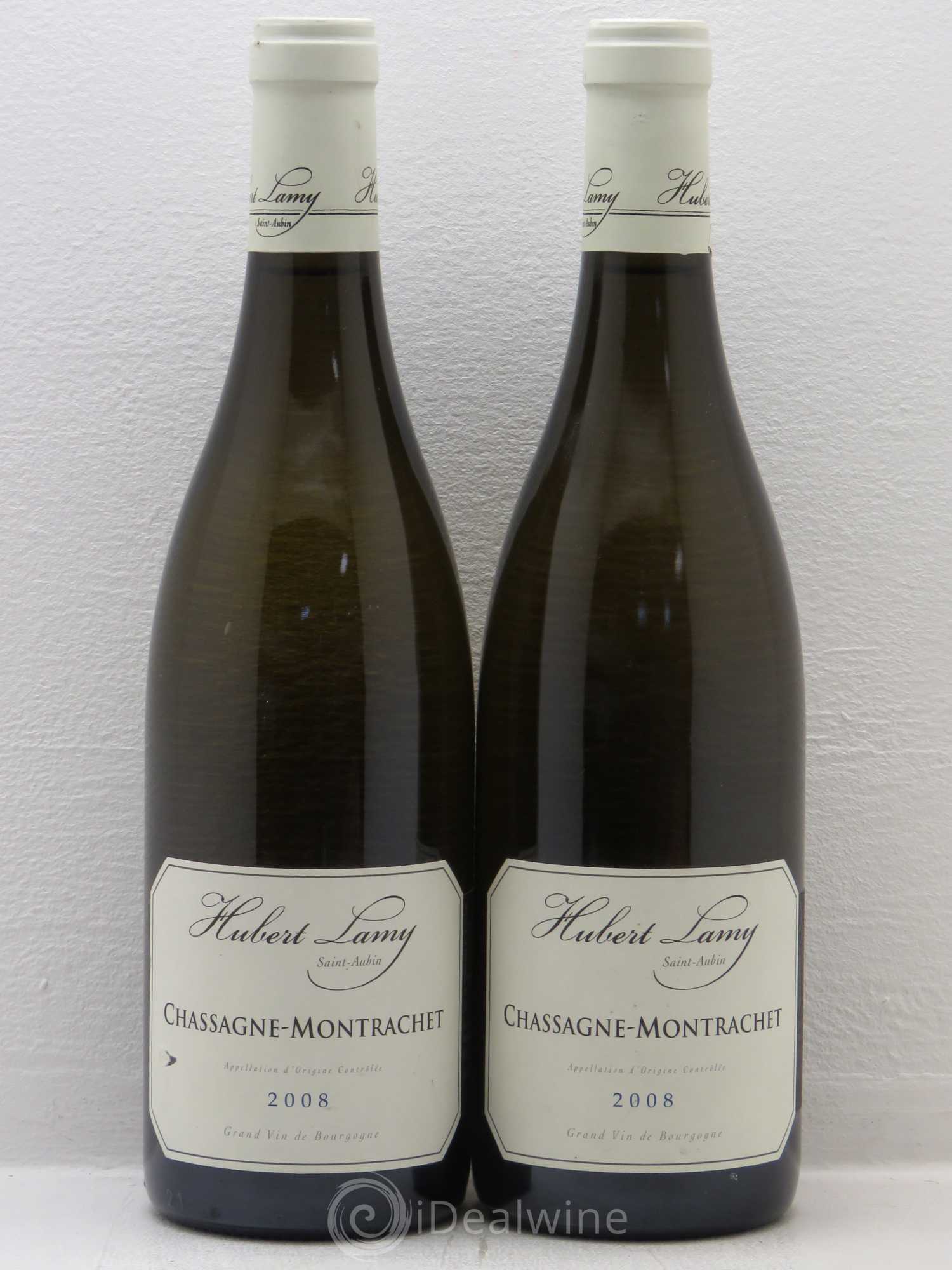 Chassagne-Montrachet Hubert Lamy 2008 - Lot de 2 bouteilles - 0