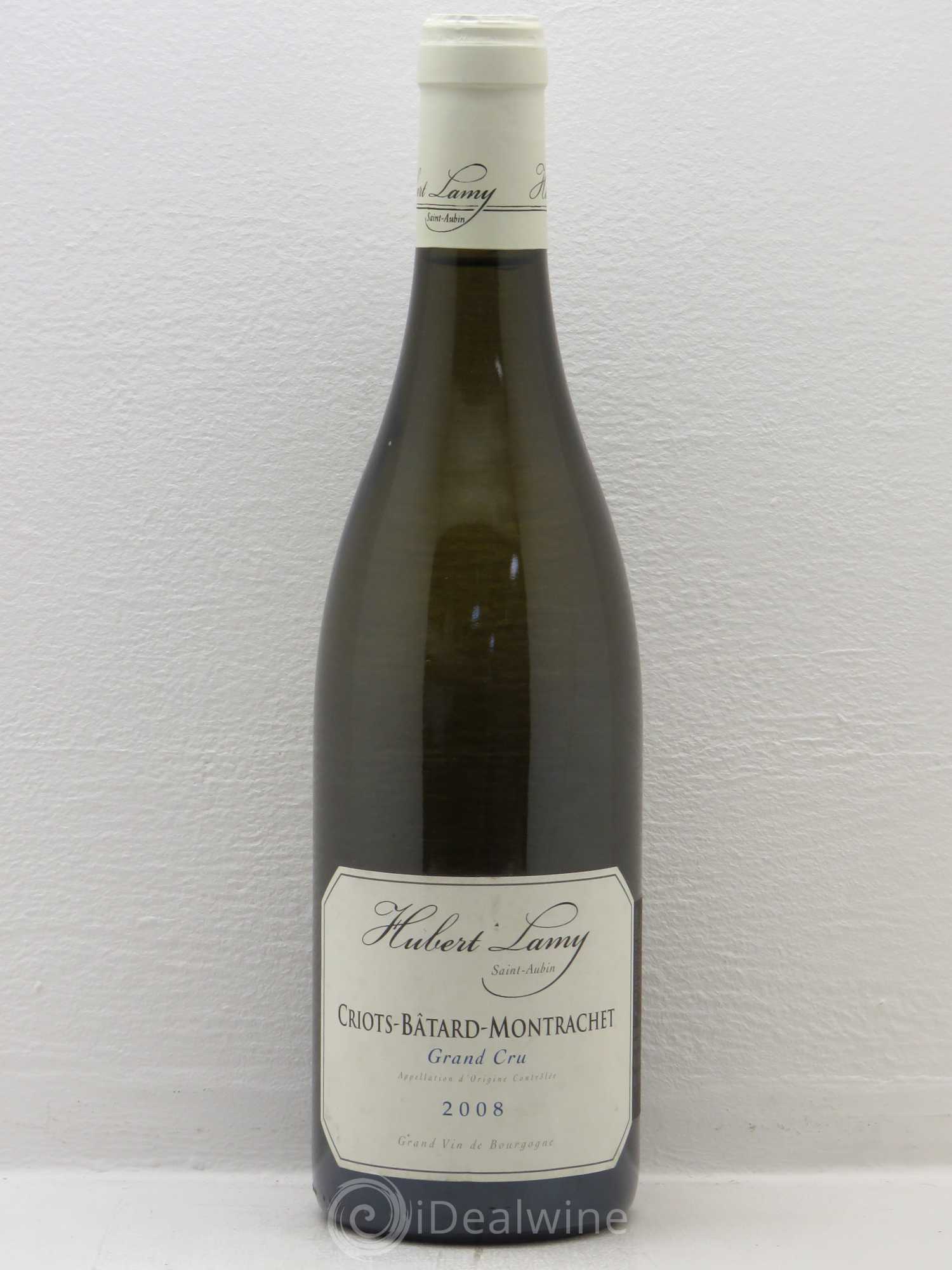 Criots-Bâtard-Montrachet Grand Cru Hubert Lamy 2008 - Lot de 1 bouteille - 0