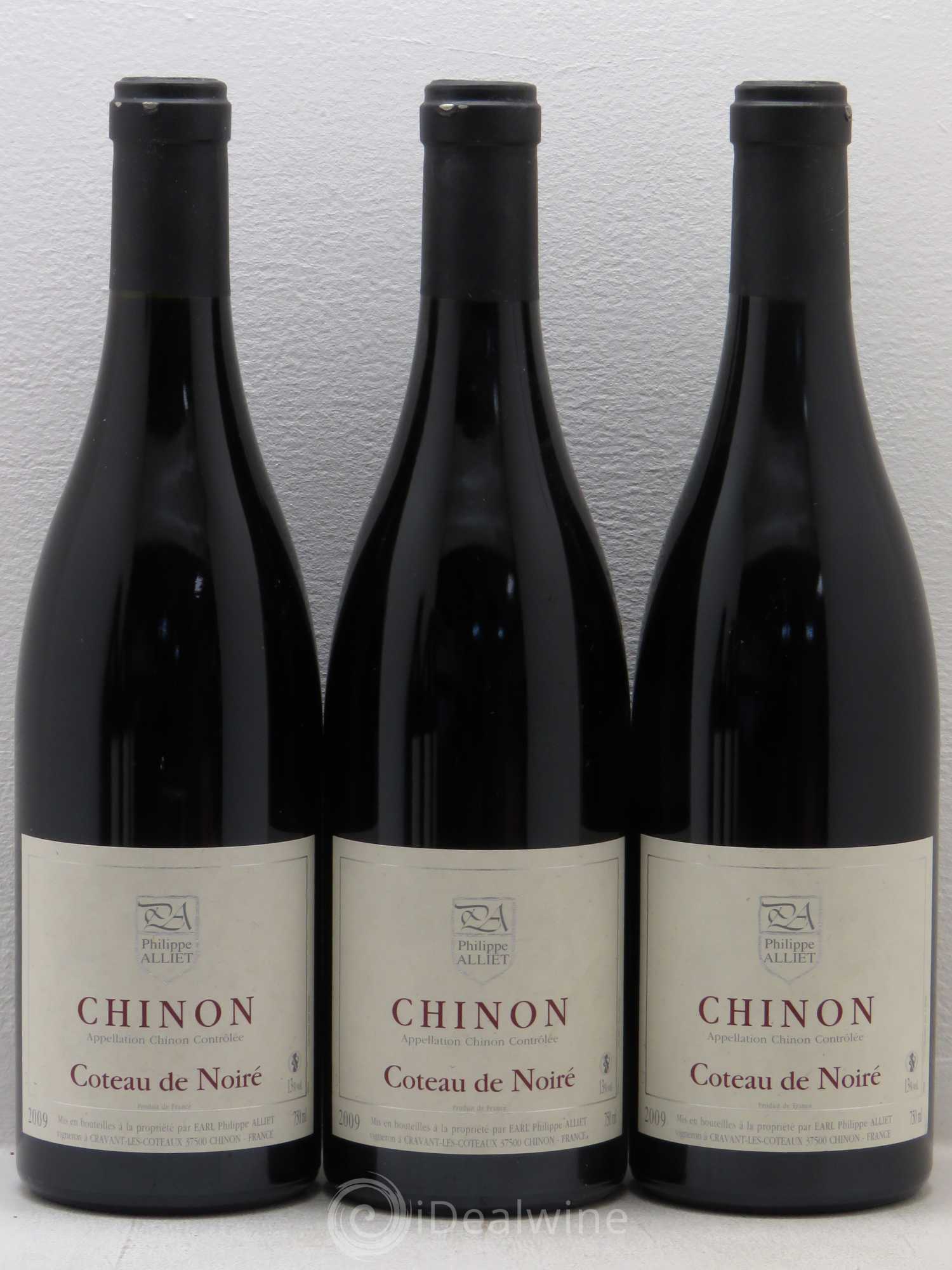 Chinon Coteau de Noiré Philippe Alliet 2009 - Lot de 6 bouteilles - 1