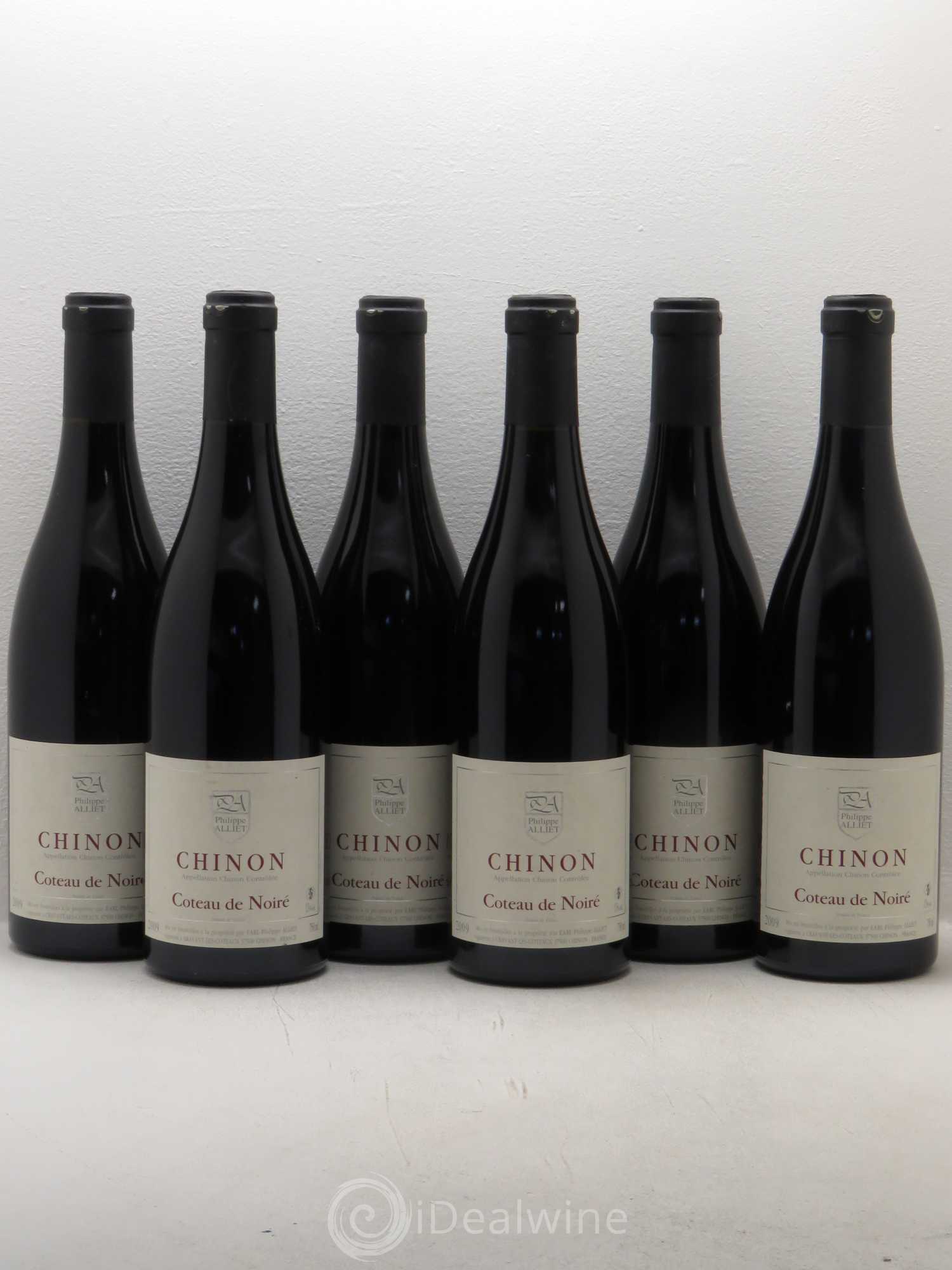 Chinon Coteau de Noiré Philippe Alliet 2009 - Lot de 6 bouteilles - 0