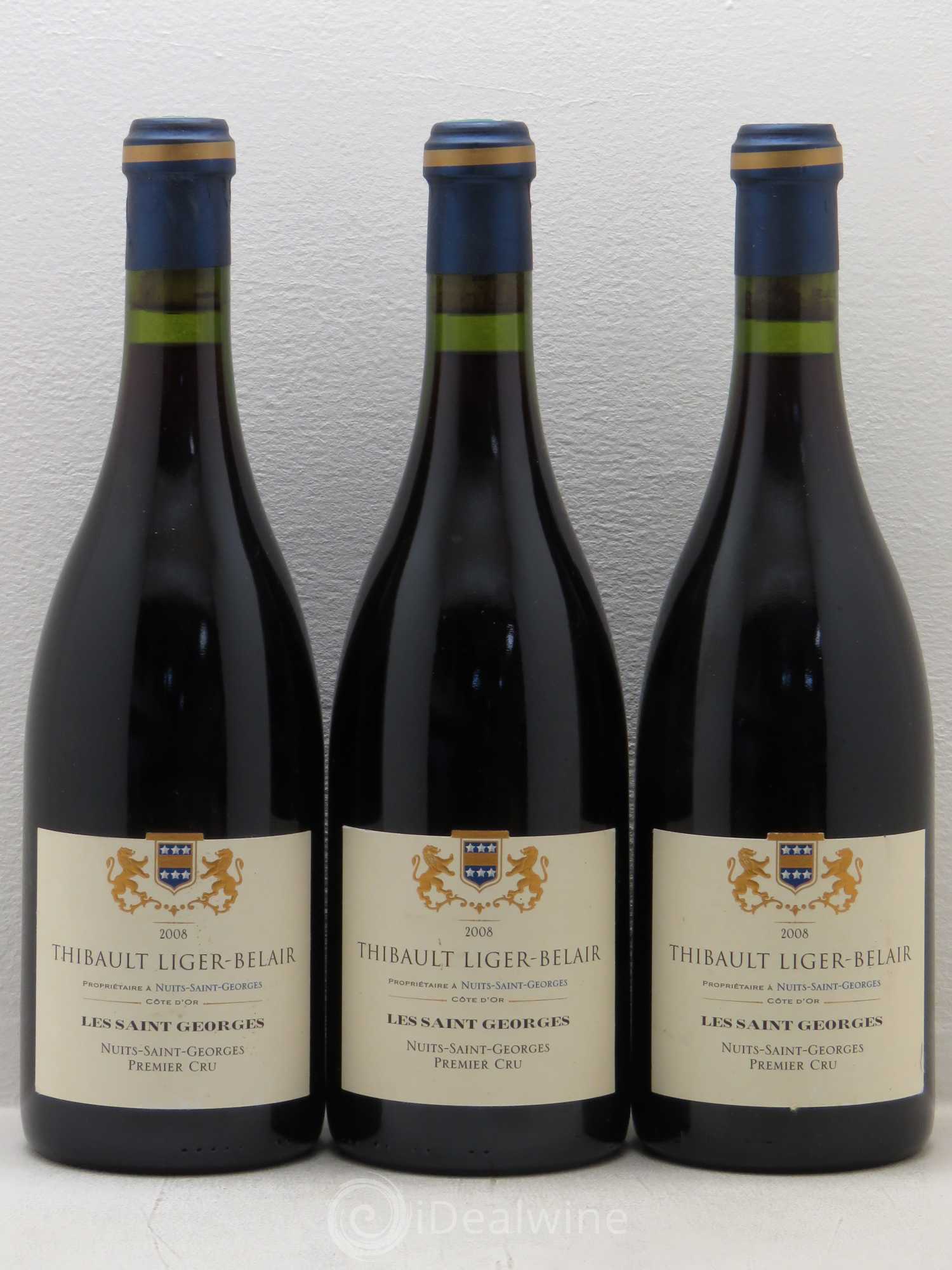 Nuits-Saint-Georges 1er Cru Les Saint-Georges Thibault Liger-Belair 2008 - Lot de 3 bouteilles - 0