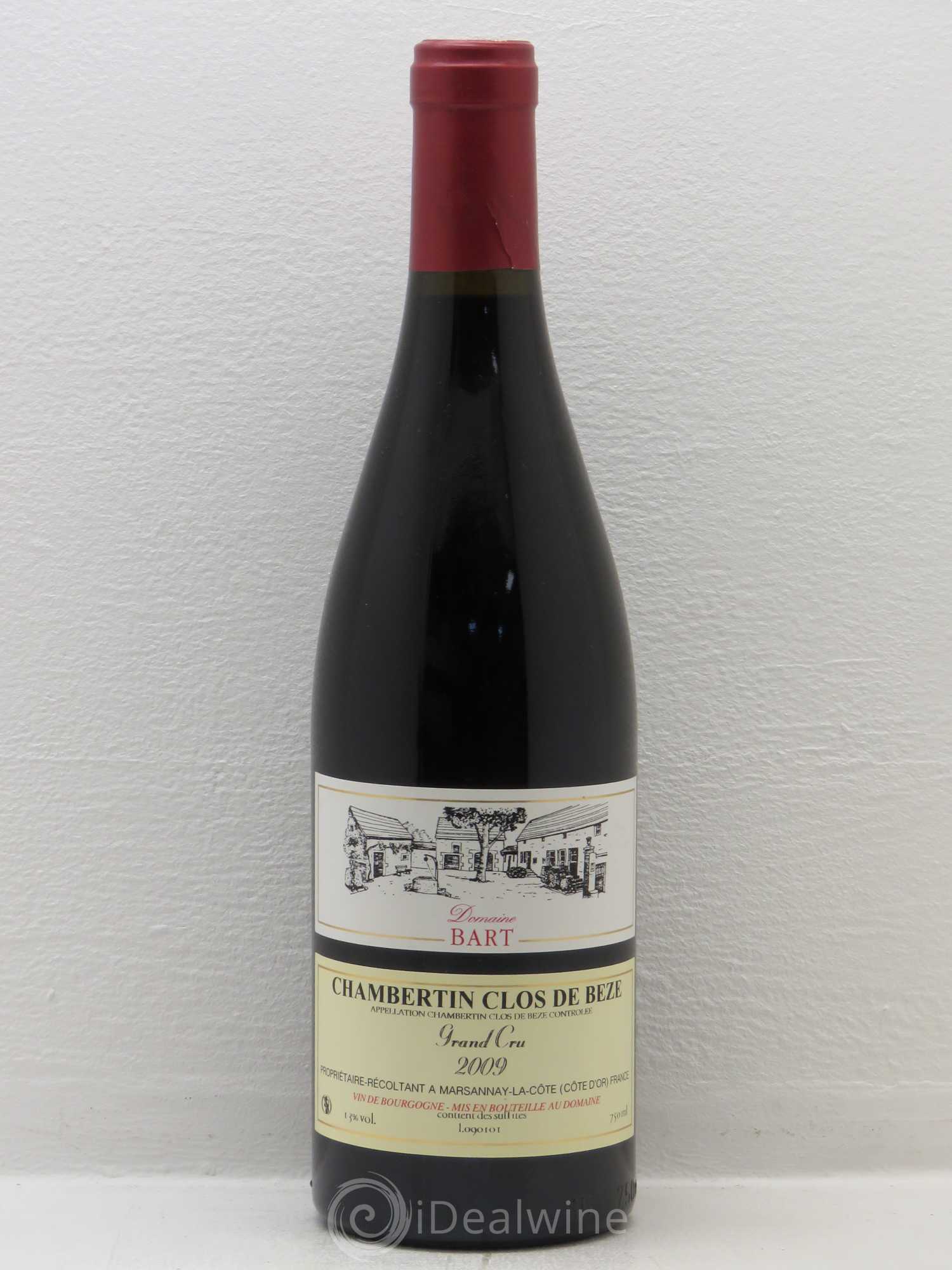 Chambertin Clos de Bèze Grand Cru Domaine Bart 2009 - Posten von 1 Flasche - 0