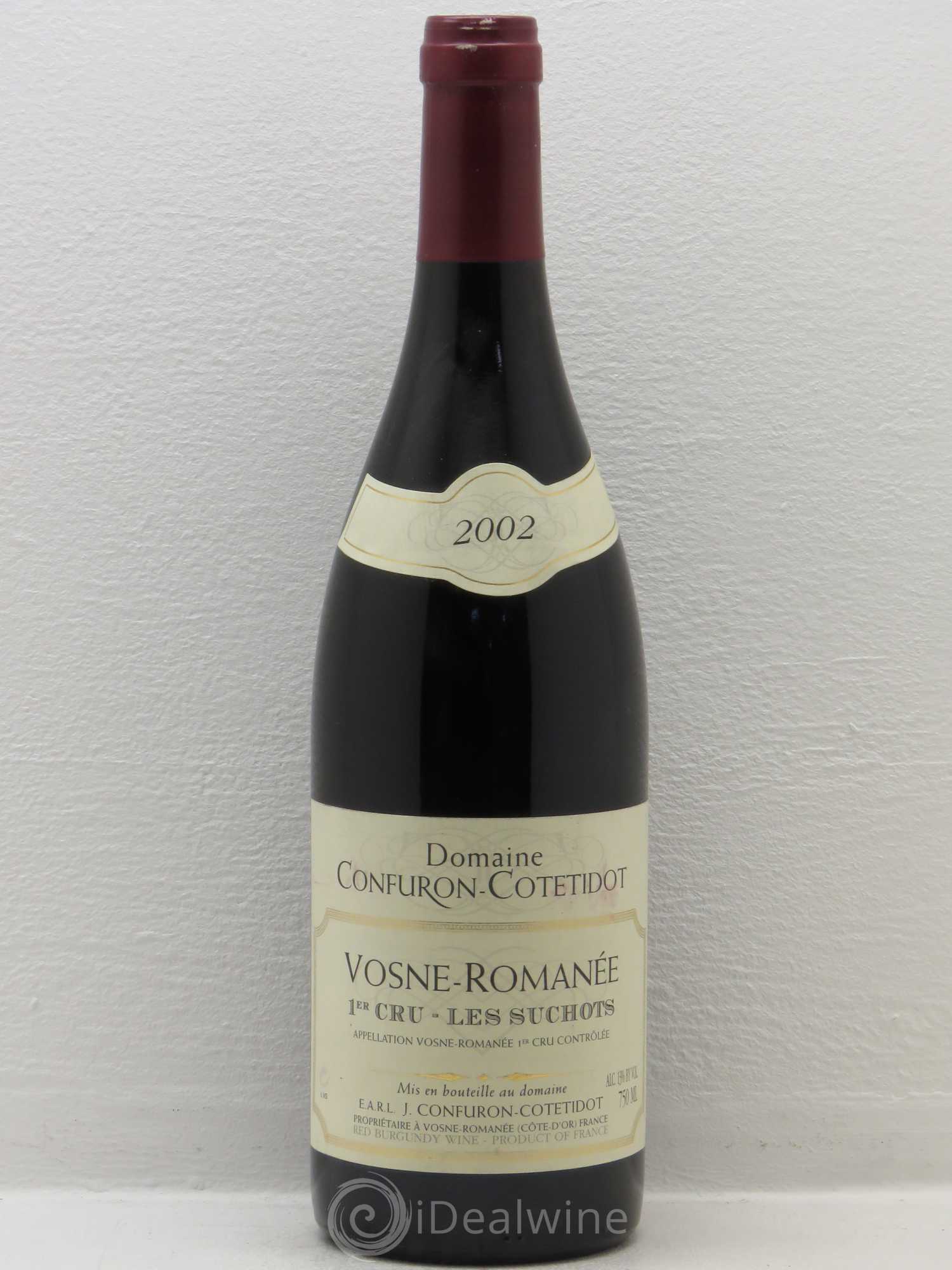 Vosne-Romanée 1er Cru Les Suchots Confuron-Cotetidot 2002 - Lot de 1 bouteille - 0