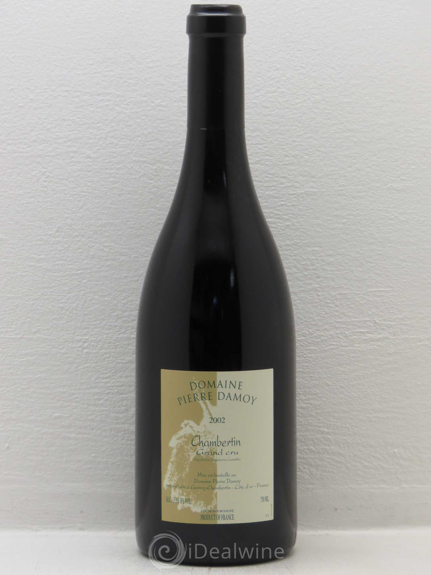 Chambertin Grand Cru Pierre Damoy 2002 - Lot de 1 bouteille - 0