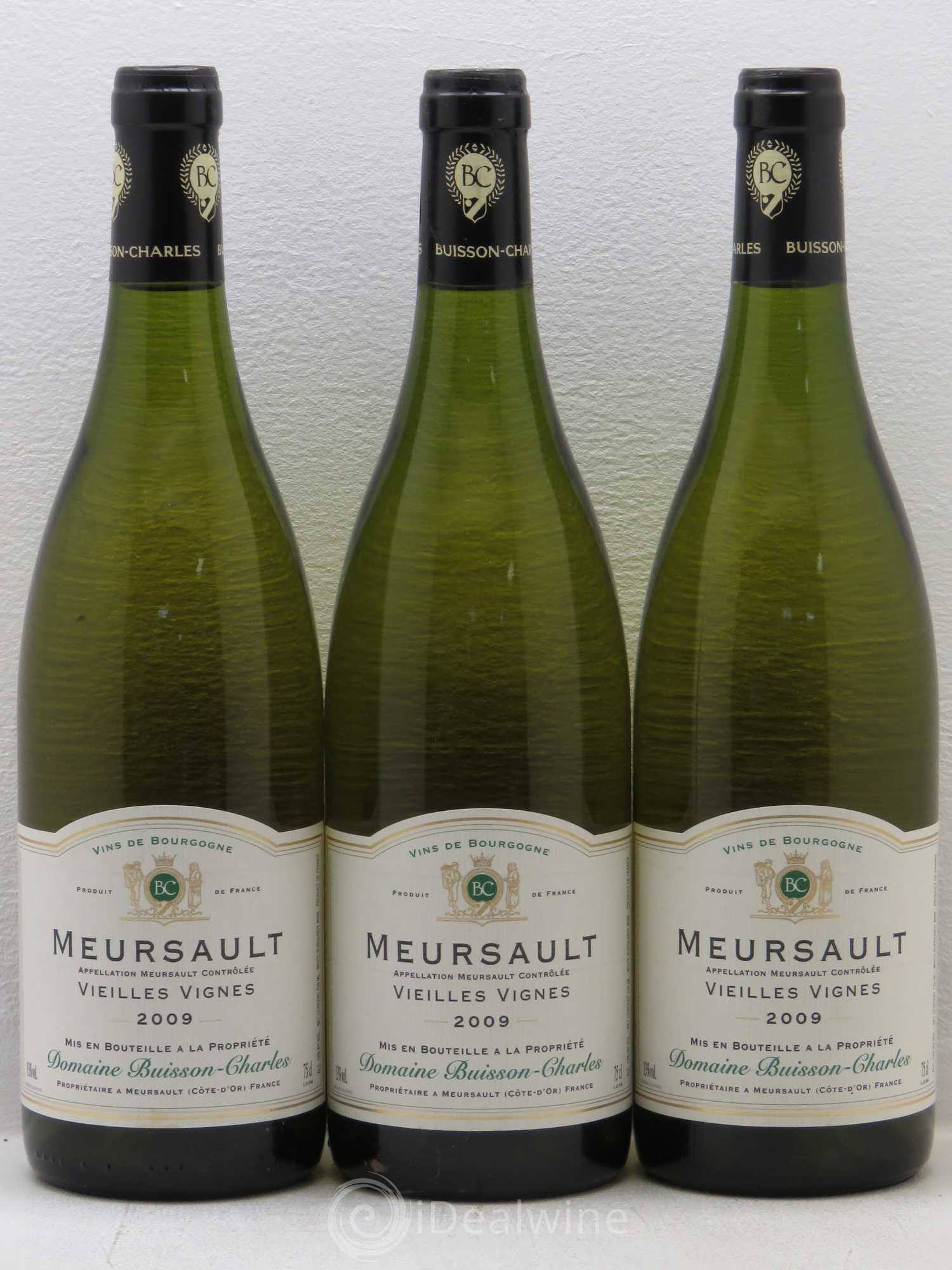 Meursault Vieilles Vignes Buisson-Charles 2009 - Posten von 3 Flaschen - 0
