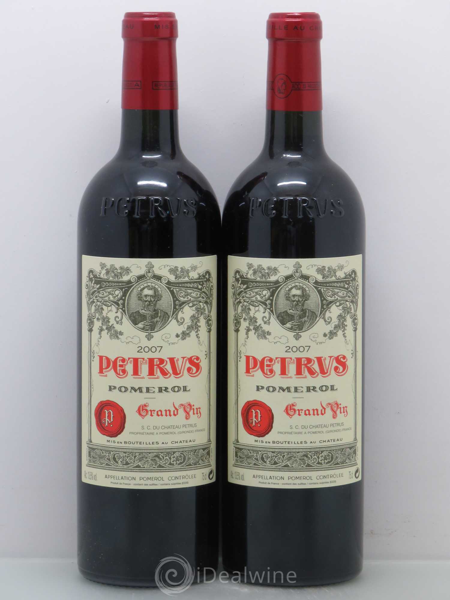 Petrus 2007 - Lot de 2 bouteilles - 0