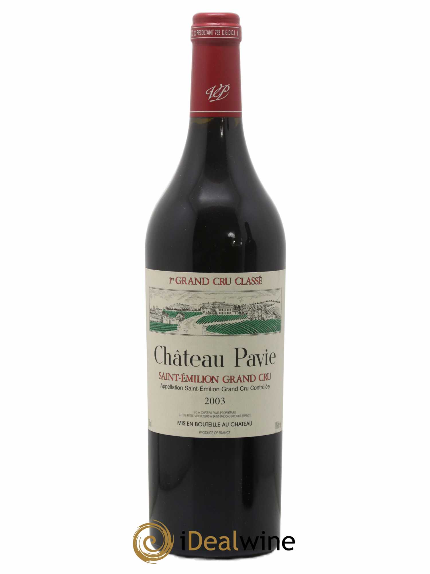 Château Pavie 1er Grand Cru Classé A 2003 - Lot de 1 bouteille - 0