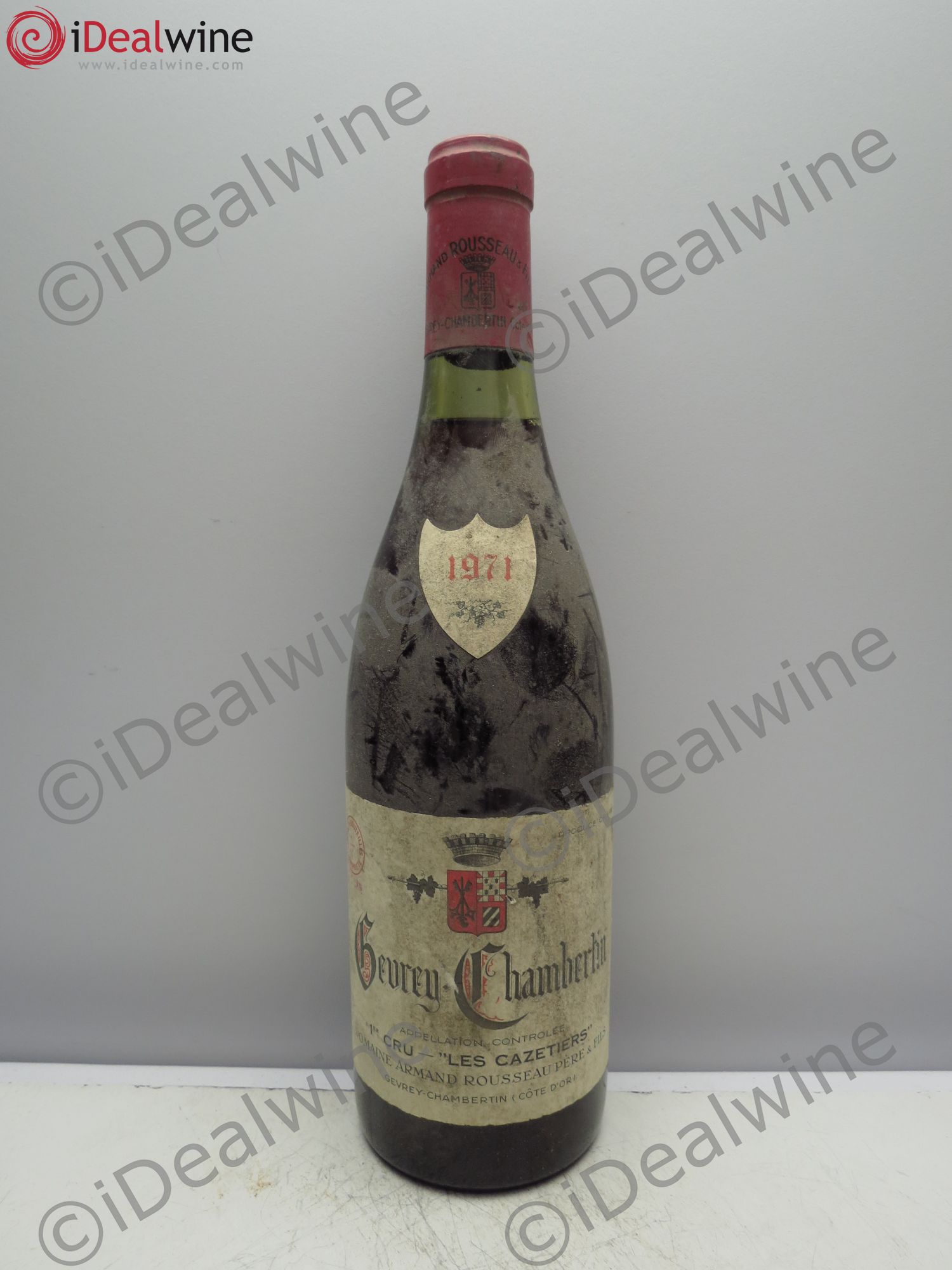Gevrey-Chambertin 1er Cru Les Cazetiers Armand Rousseau (Domaine) 1971 - Lot de 1 bouteille - 0