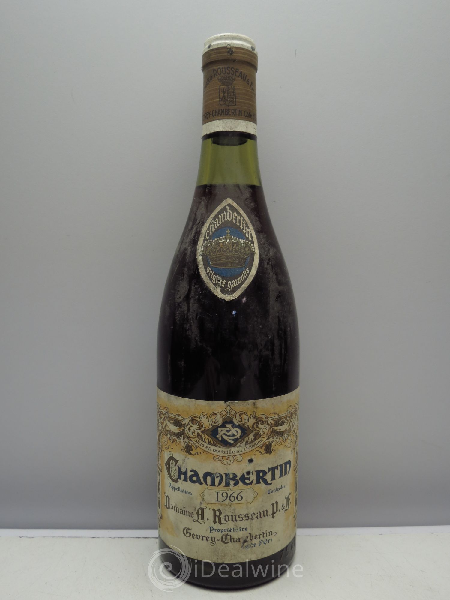 Chambertin Grand Cru Armand Rousseau (Domaine) 1966 - Lot de 1 bouteille - 0