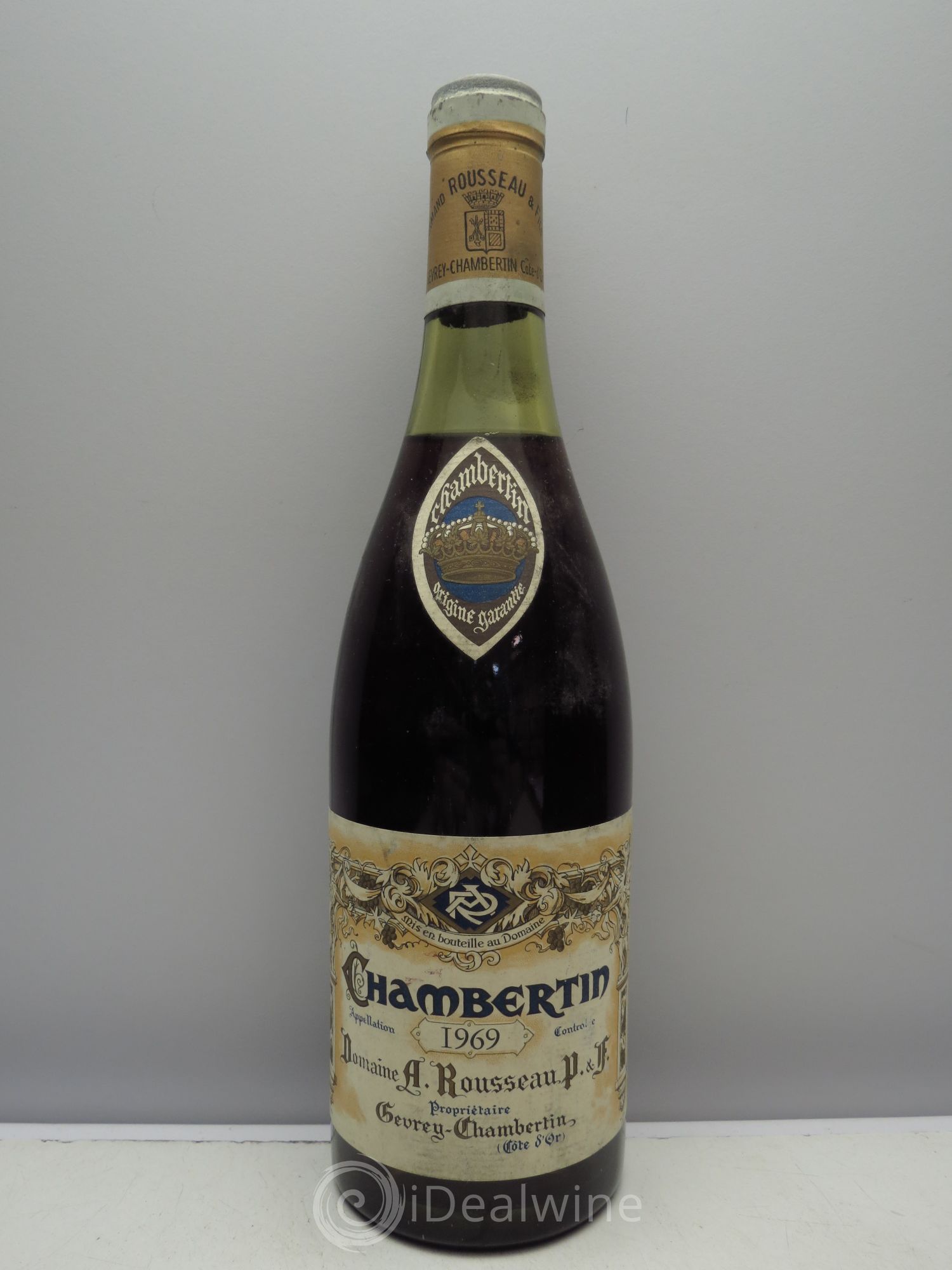 Chambertin Grand Cru Armand Rousseau (Domaine) 1969 - Lot de 1 bouteille - 0