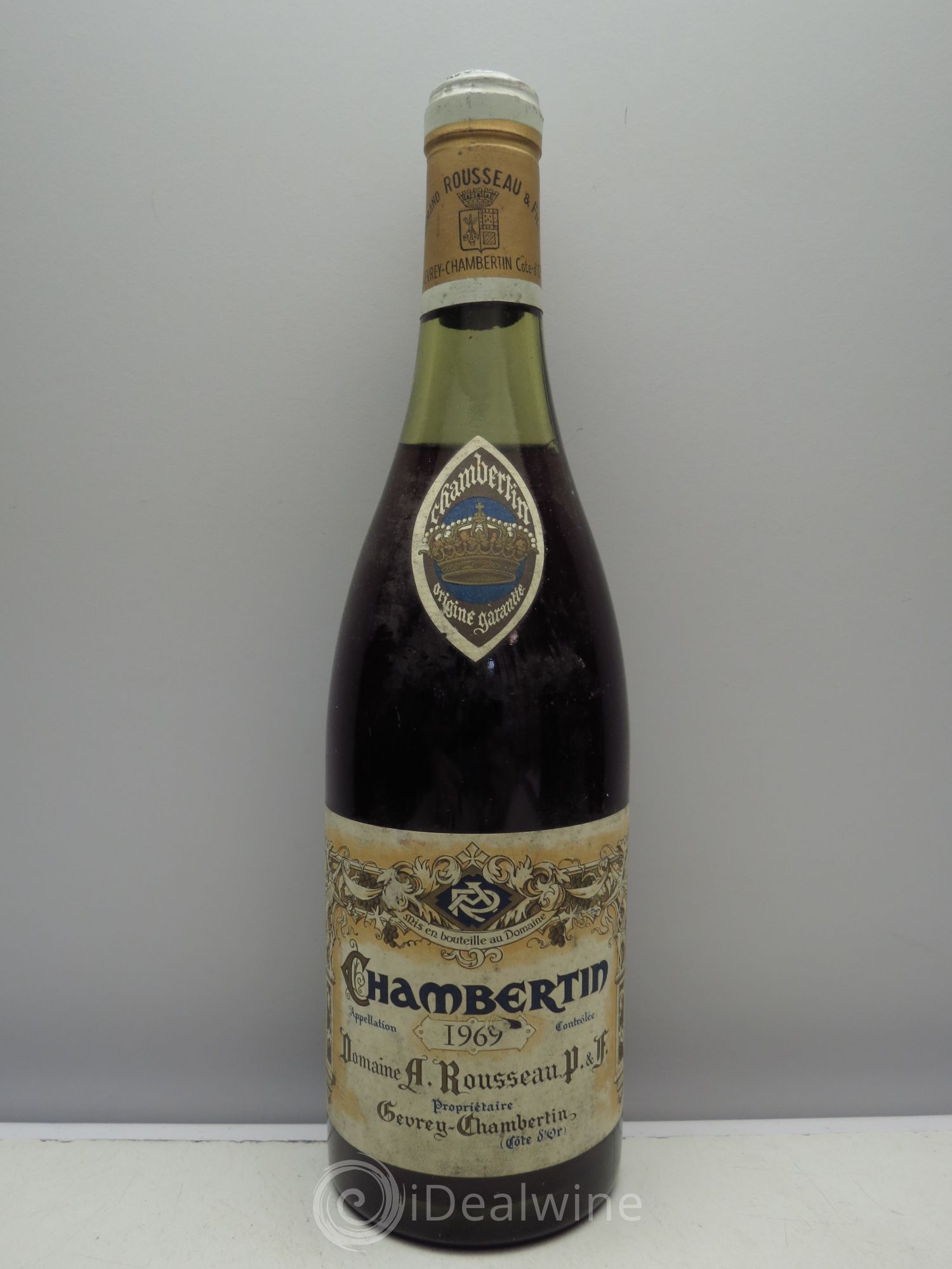 Chambertin Grand Cru Armand Rousseau (Domaine) 1969 - Lot de 1 bouteille - 0