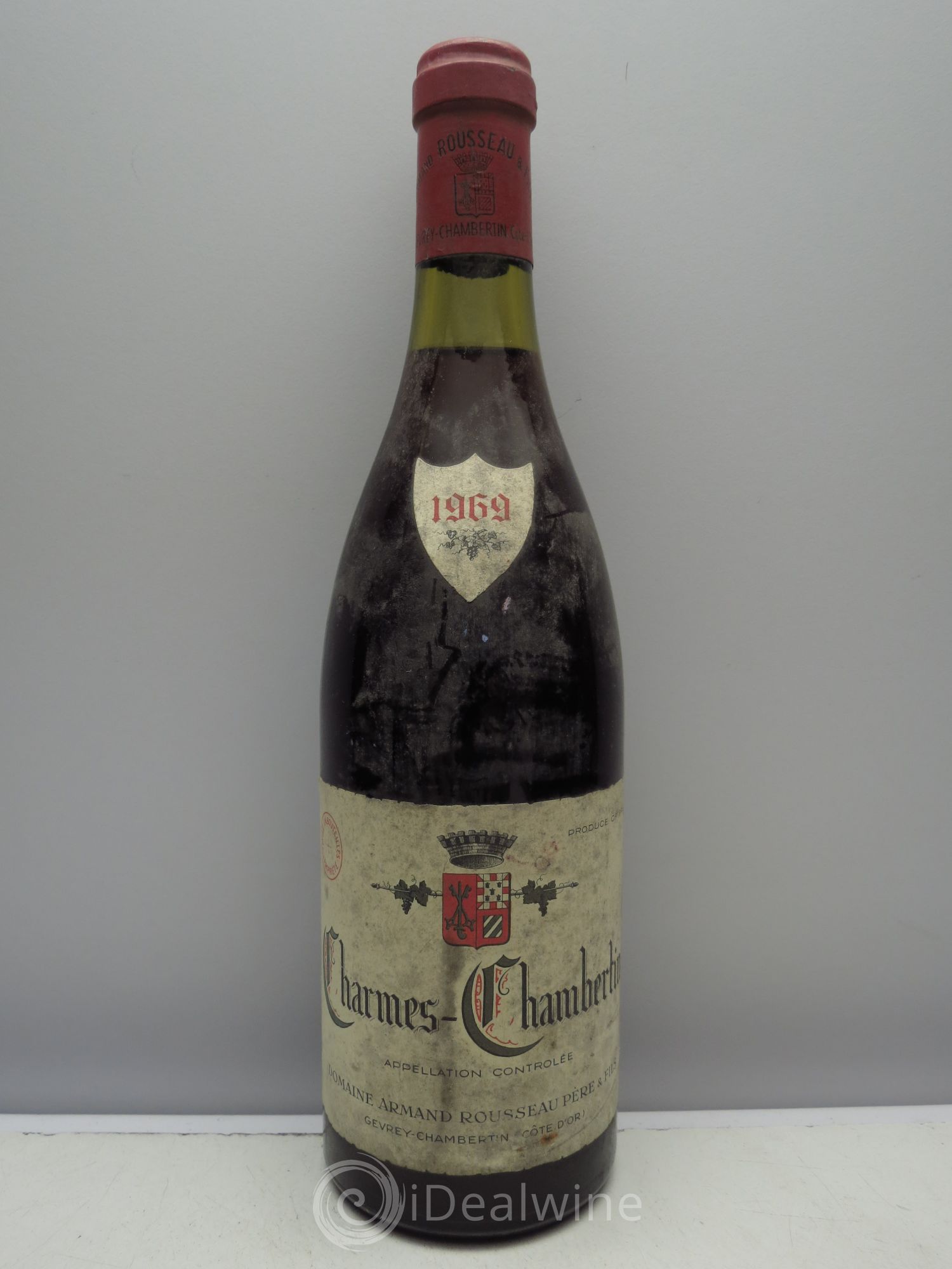 Charmes-Chambertin Grand Cru Armand Rousseau (Domaine) 1969 - Lot de 1 bouteille - 0