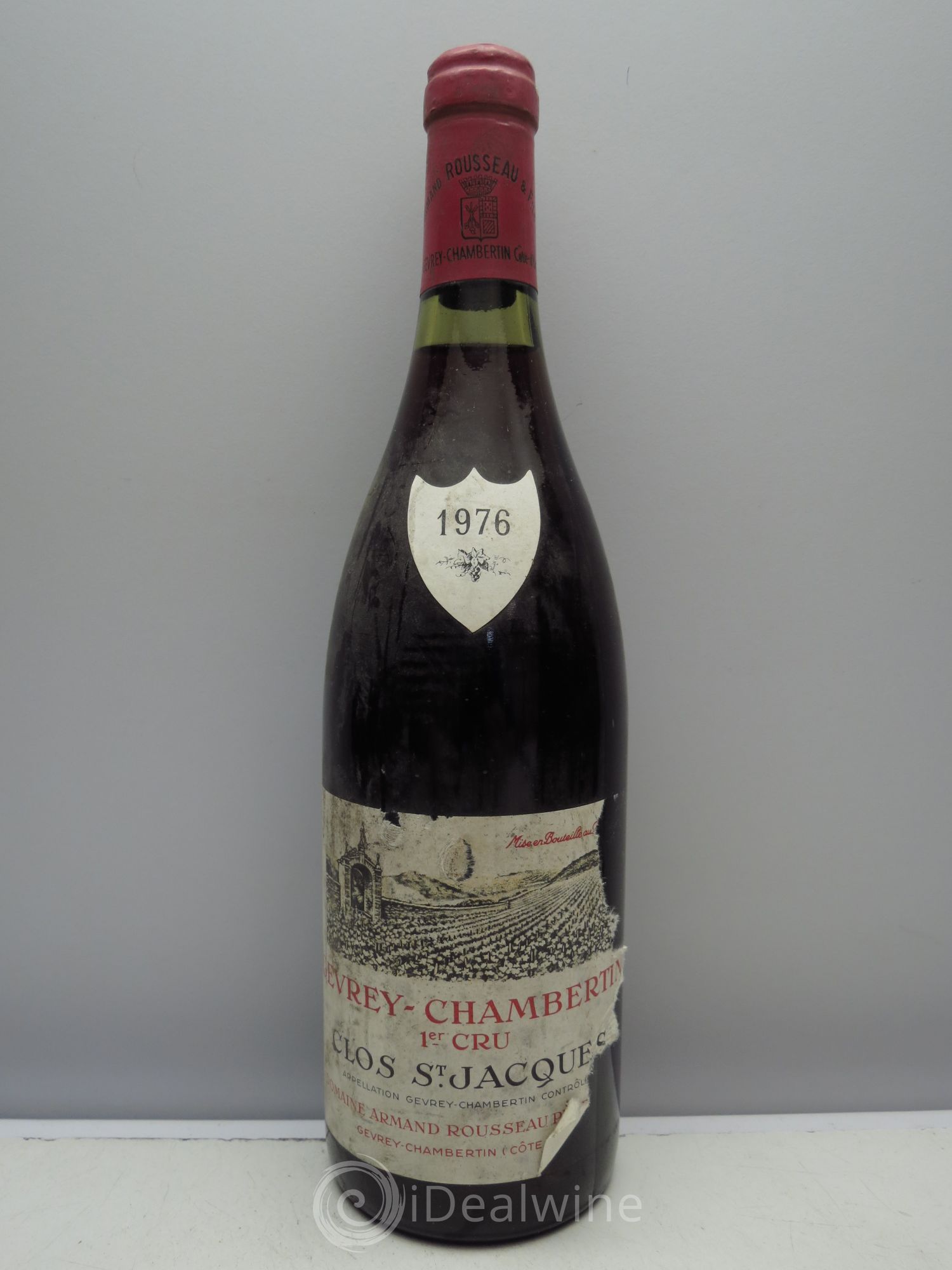 Gevrey-Chambertin 1er Cru Clos Saint-Jacques Armand Rousseau (Domaine) 1976 - Lot de 1 bouteille - 0