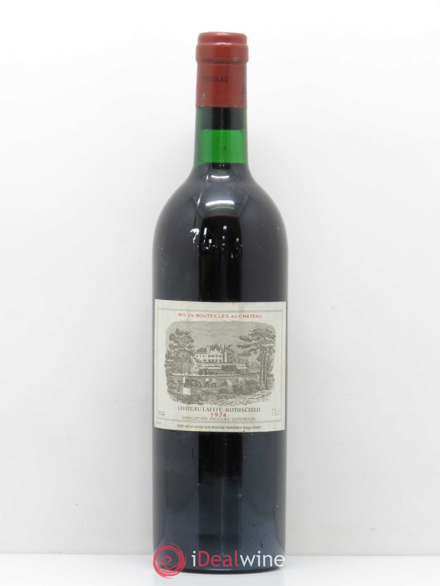 Château Lafite Rothschild 1er Grand Cru Classé (sans prix de réserve) 1974 - Lot de 1 bouteille - 0