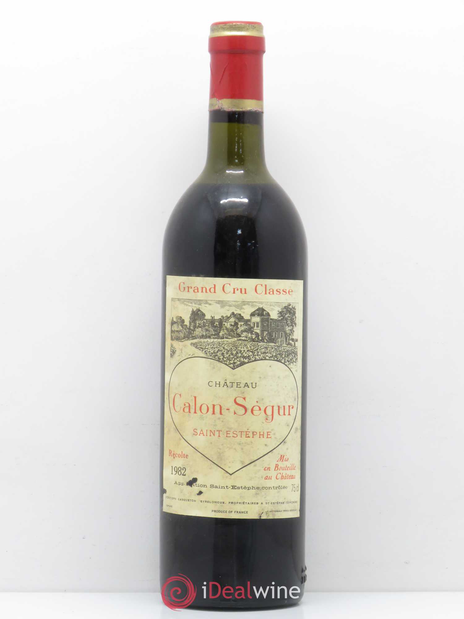 Château Calon Ségur 3ème Grand Cru Classé (sans prix de réserve) 1982 - Lot de 1 bouteille - 0