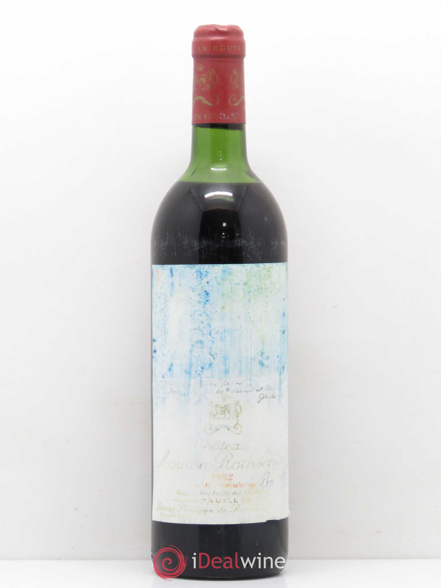 Château Mouton Rothschild 1er Grand Cru Classé (sans prix de réserve) 1982 - Lot de 1 bouteille - 0