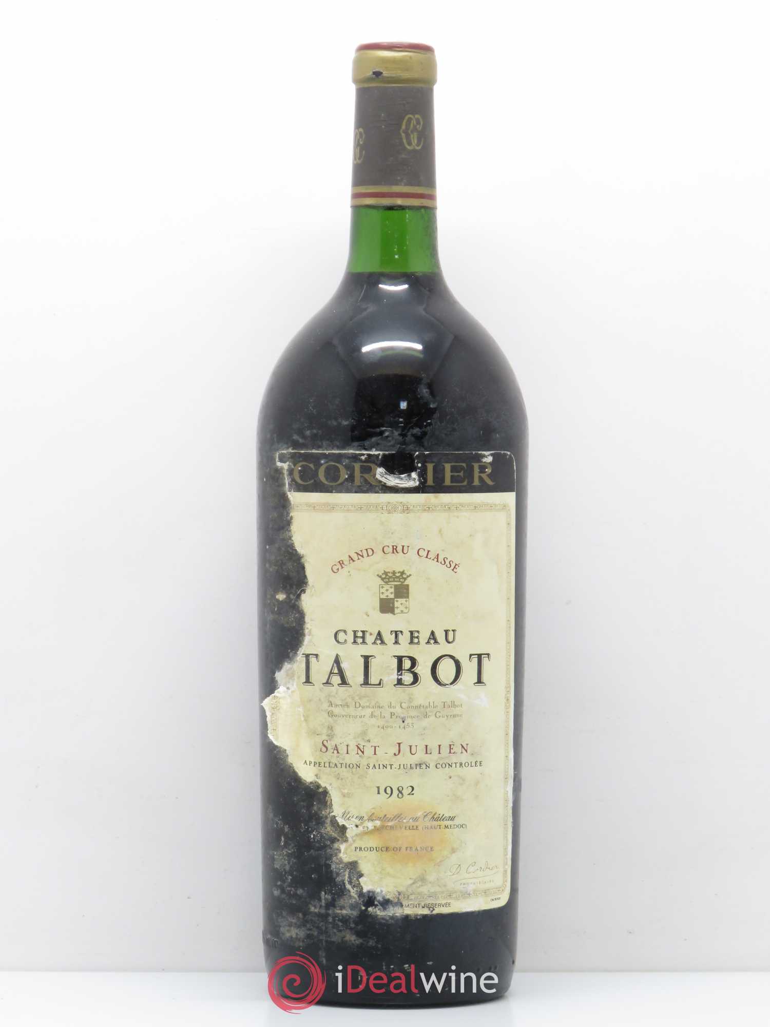 Château Talbot 4ème Grand Cru Classé (sans prix de réserve) 1982 - Lot de 1 magnum - 0