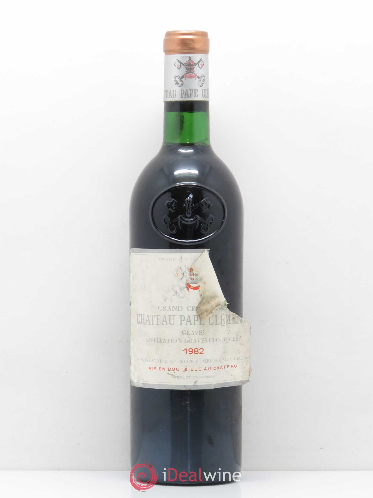 Château Pape Clément Cru Classé de Graves (sans prix de réserve) 1982 - Lot de 1 bouteille - 0