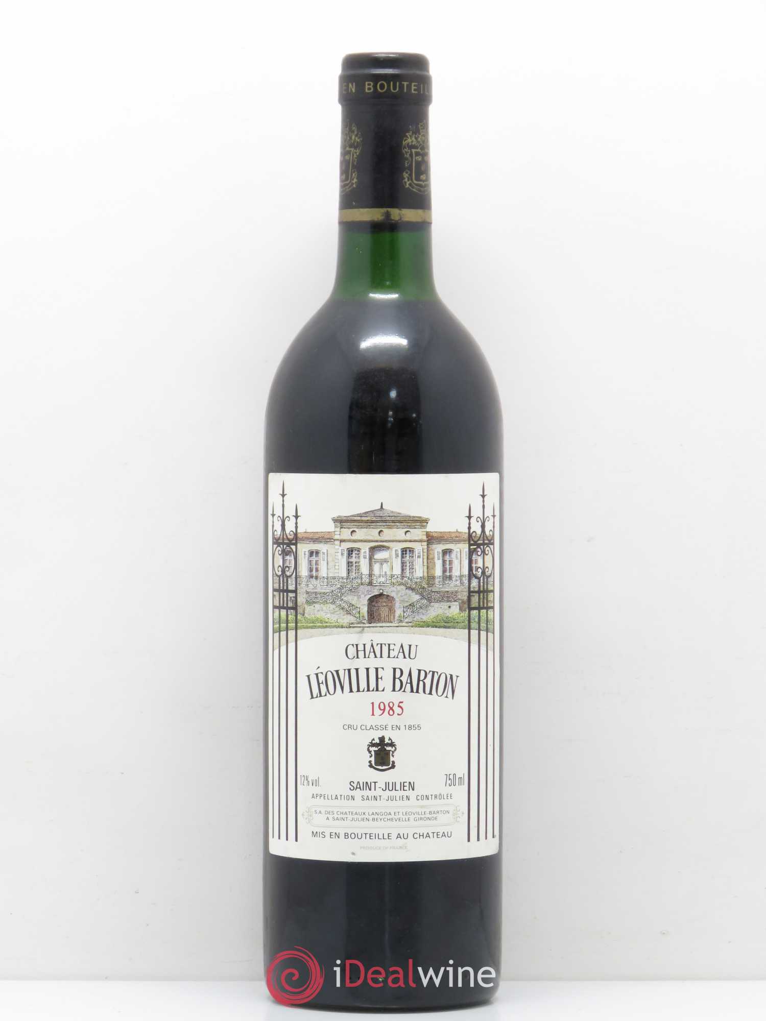 Château Léoville Barton 2ème Grand Cru Classé 1985 - Lot de 1 bouteille - 0