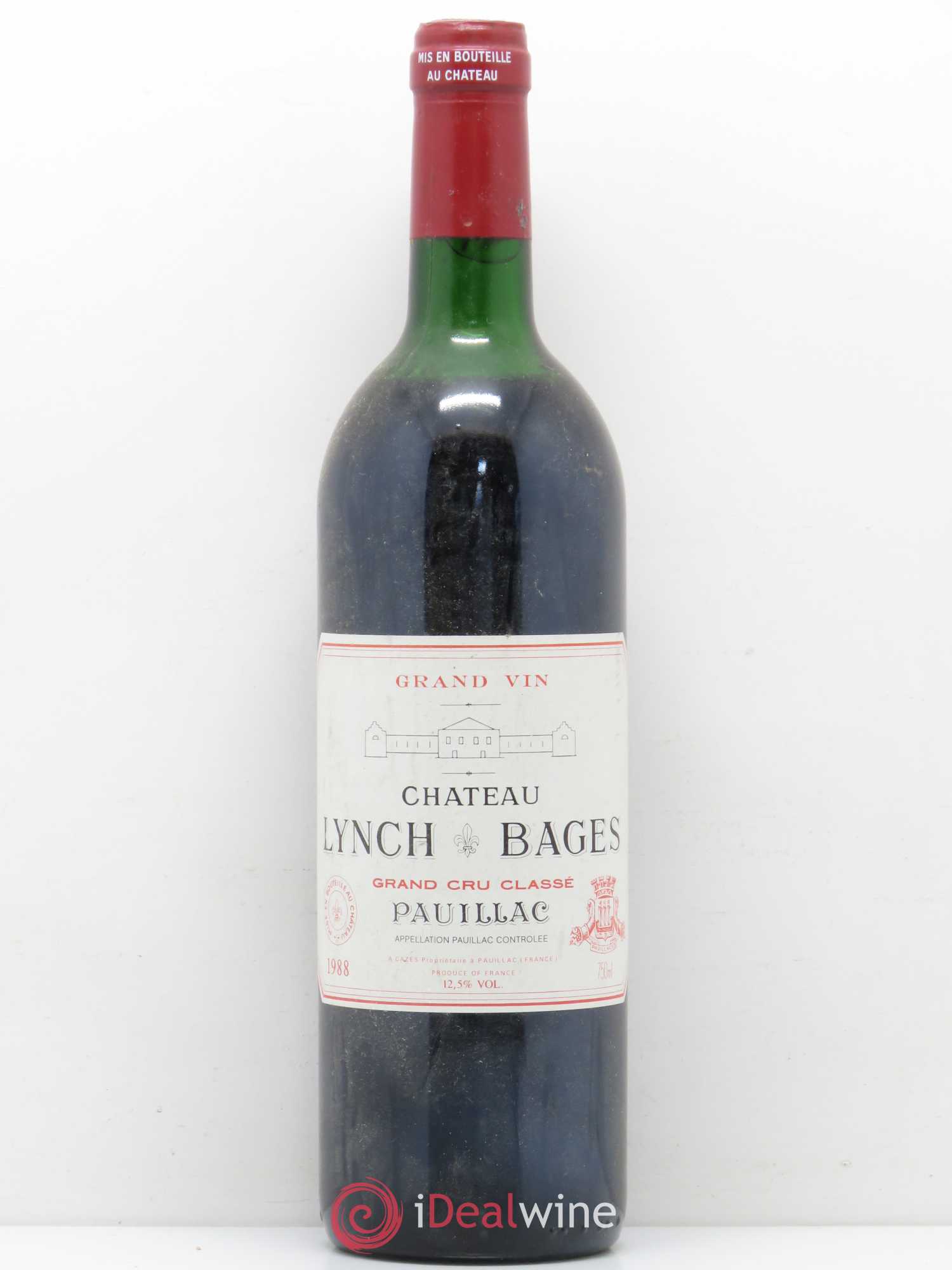 Château Lynch Bages 5ème Grand Cru Classé (sans prix de réserve) 1988 - Lot de 1 bouteille - 0