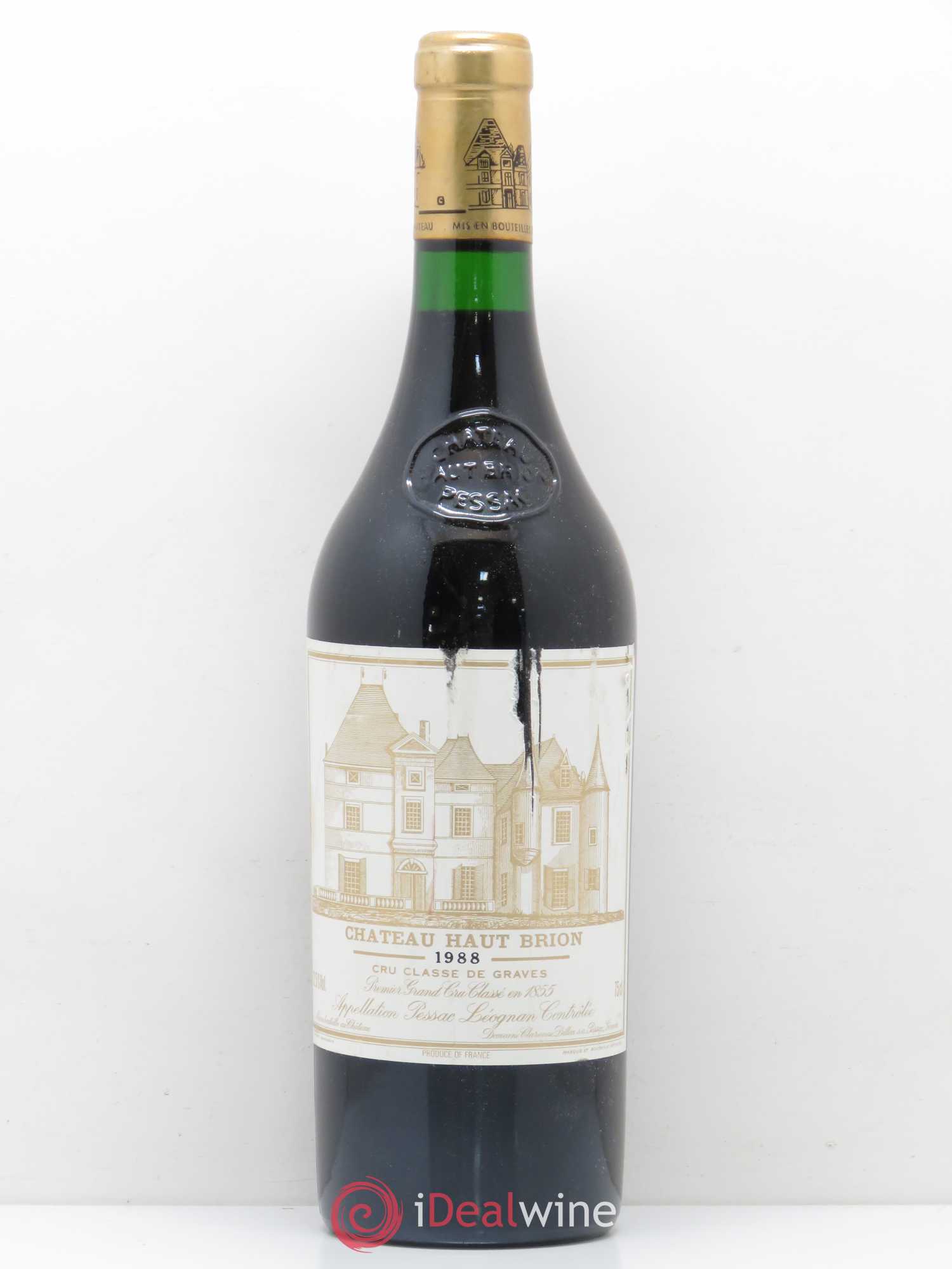 Château Haut Brion 1er Grand Cru Classé 1988 - Lot de 1 bouteille - 0