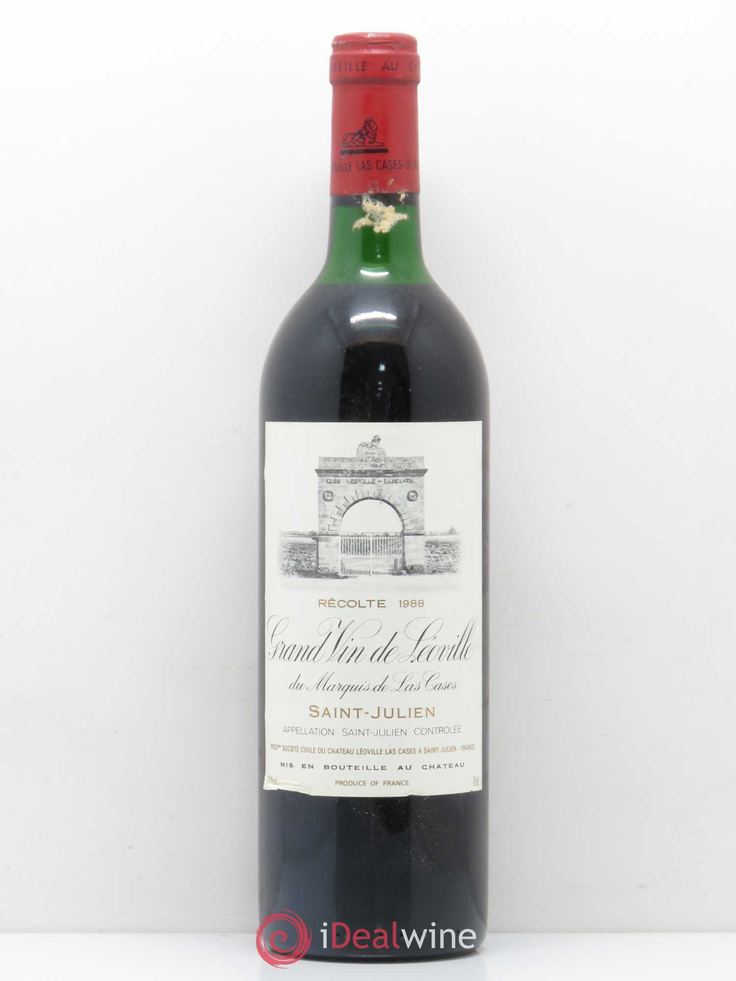 Château Léoville Las Cases 2ème Grand Cru Classé 1988 - Lot de 1 bouteille - 0