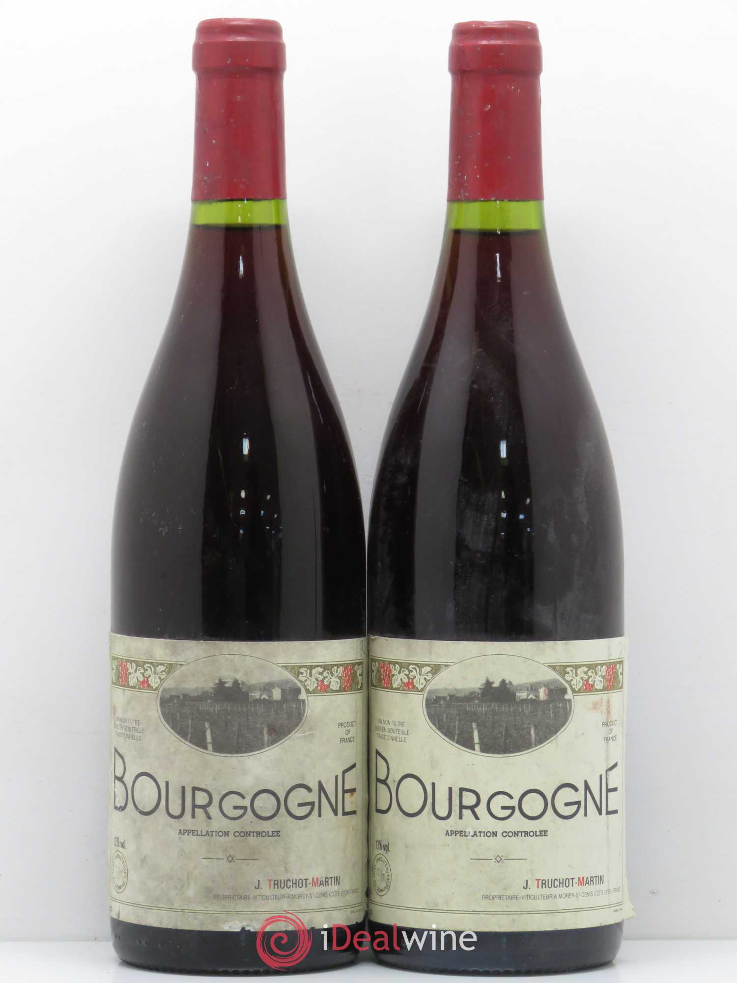 Bourgogne Jacky Truchot Millésime Présumé 1990 (sans prix de réserve) - Posten von 2 Flaschen - 0