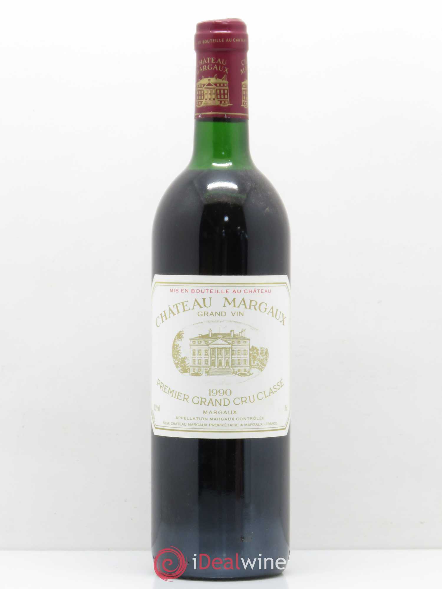 Château Margaux 1er Grand Cru Classé 1990 - Lot de 1 bouteille - 0