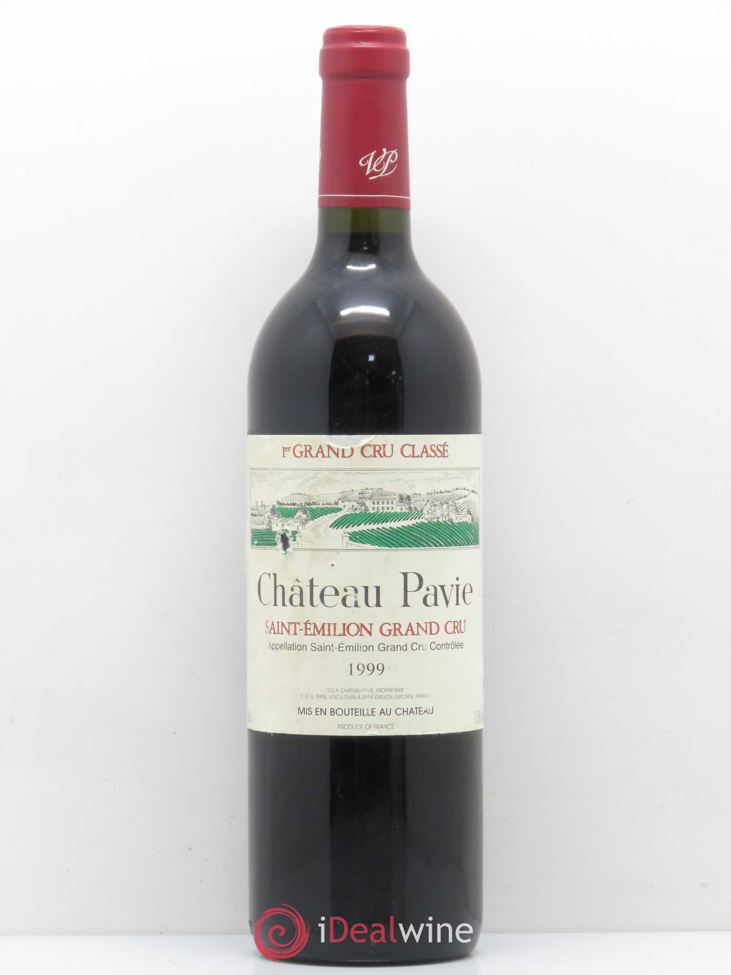 Château Pavie 1er Grand Cru Classé A 1999 - Lot de 1 bouteille - 0