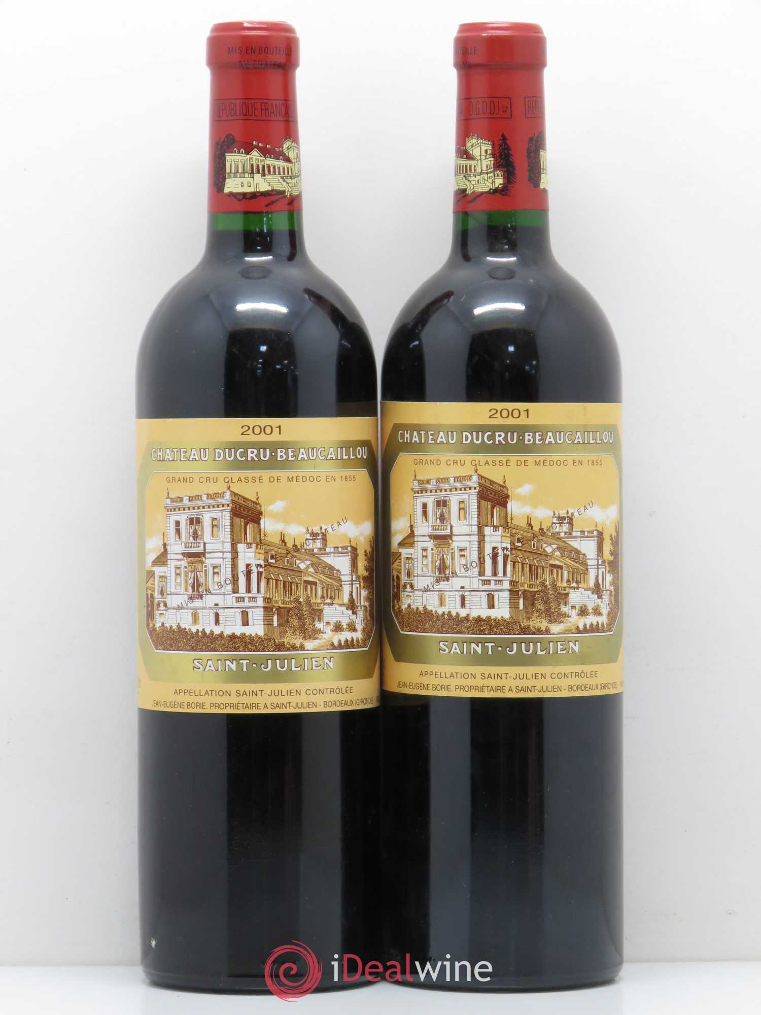 Château Ducru Beaucaillou 2ème Grand Cru Classé 2001 - Lot de 2 bouteilles - 0