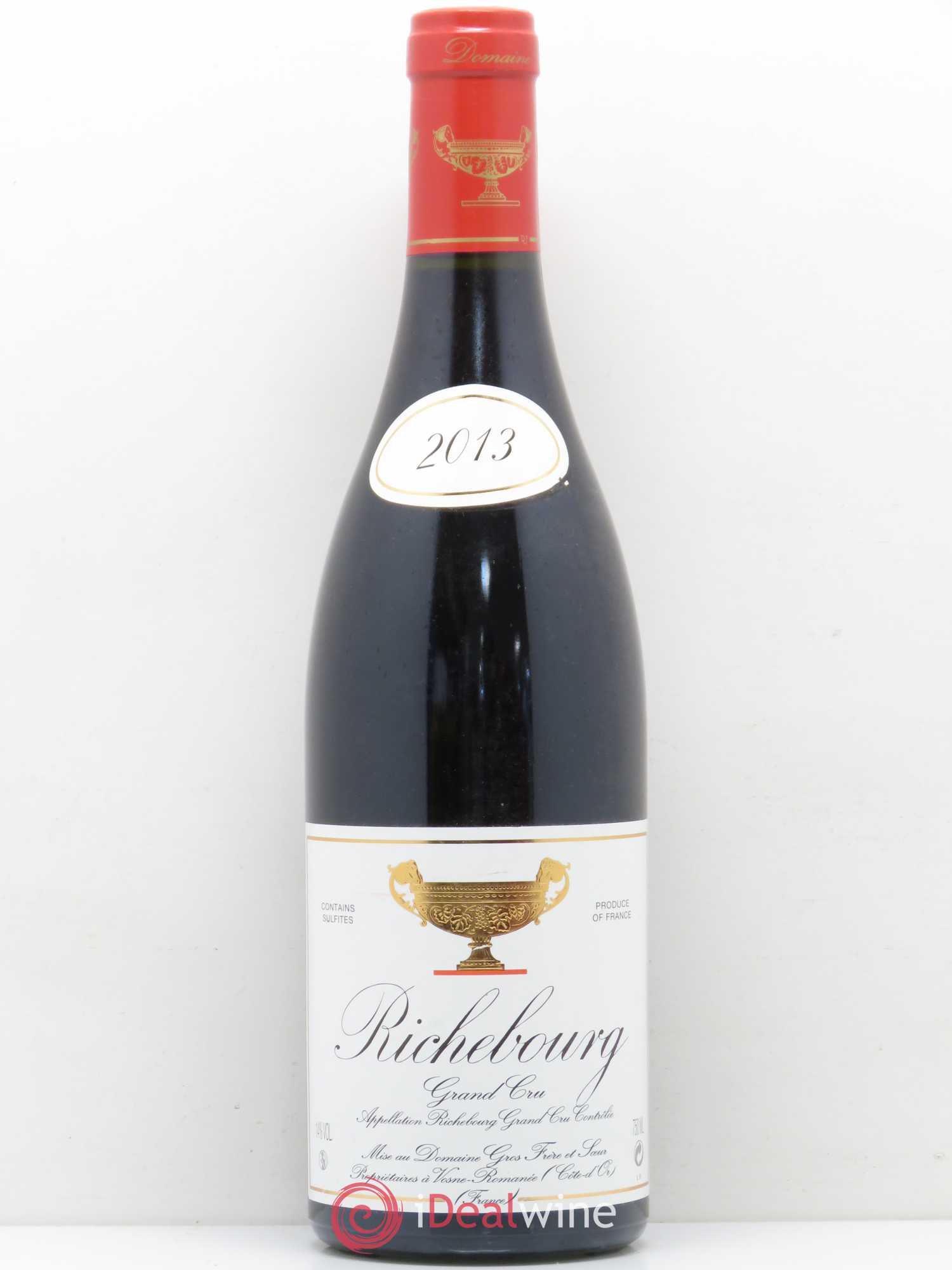 Richebourg Grand Cru Gros Frère et Soeur 2013 - Posten von 1 Flasche - 0