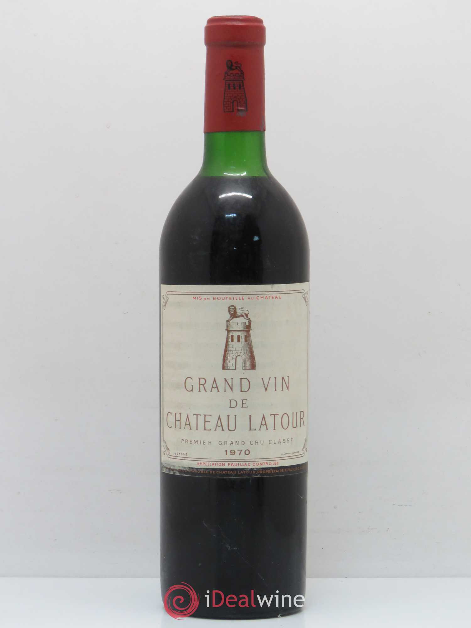 Château Latour 1er Grand Cru Classé 1970 - Lot de 1 bouteille - 0